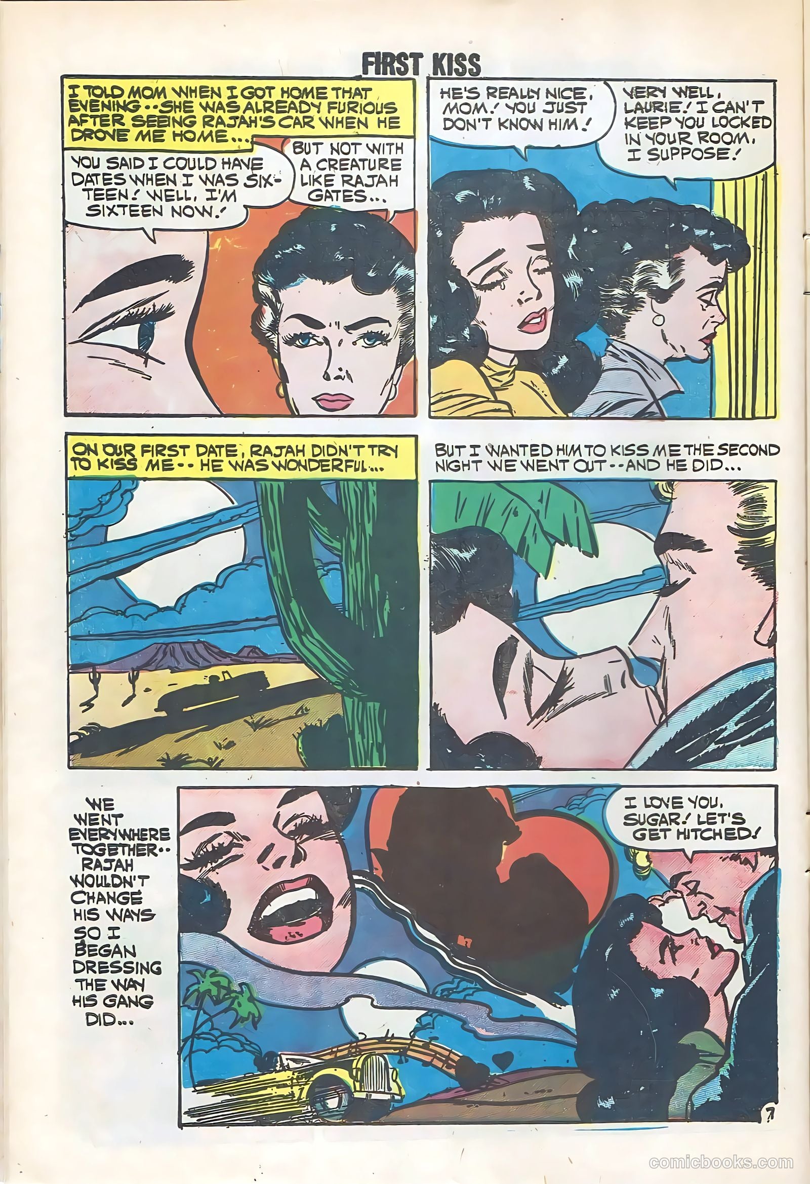 First Kiss #12 (1960) — page 10 of 36