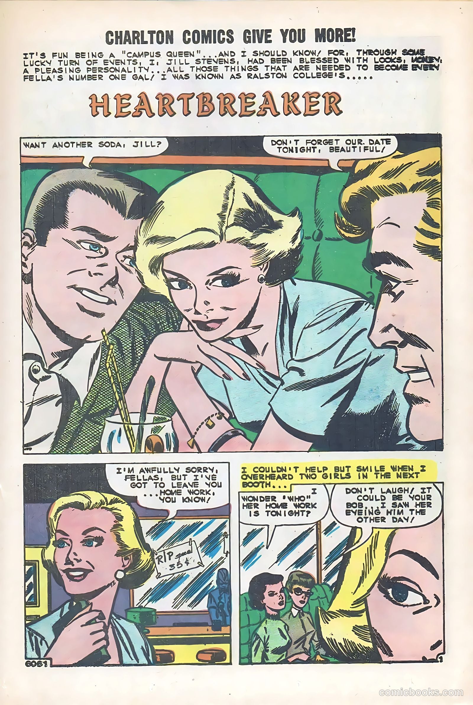 First Kiss #12 (1960) — page 13 of 36