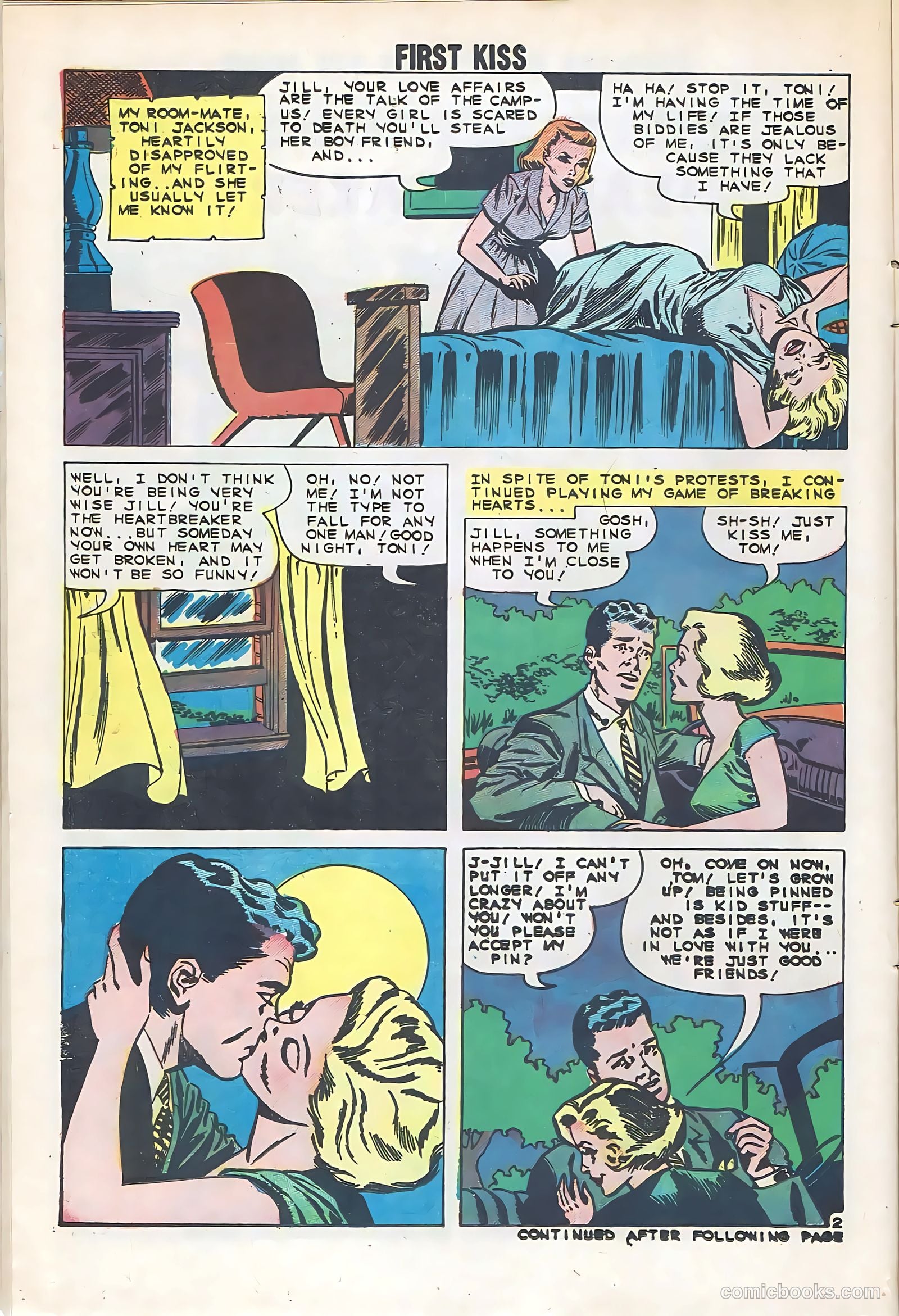 First Kiss #12 (1960) — page 14 of 36
