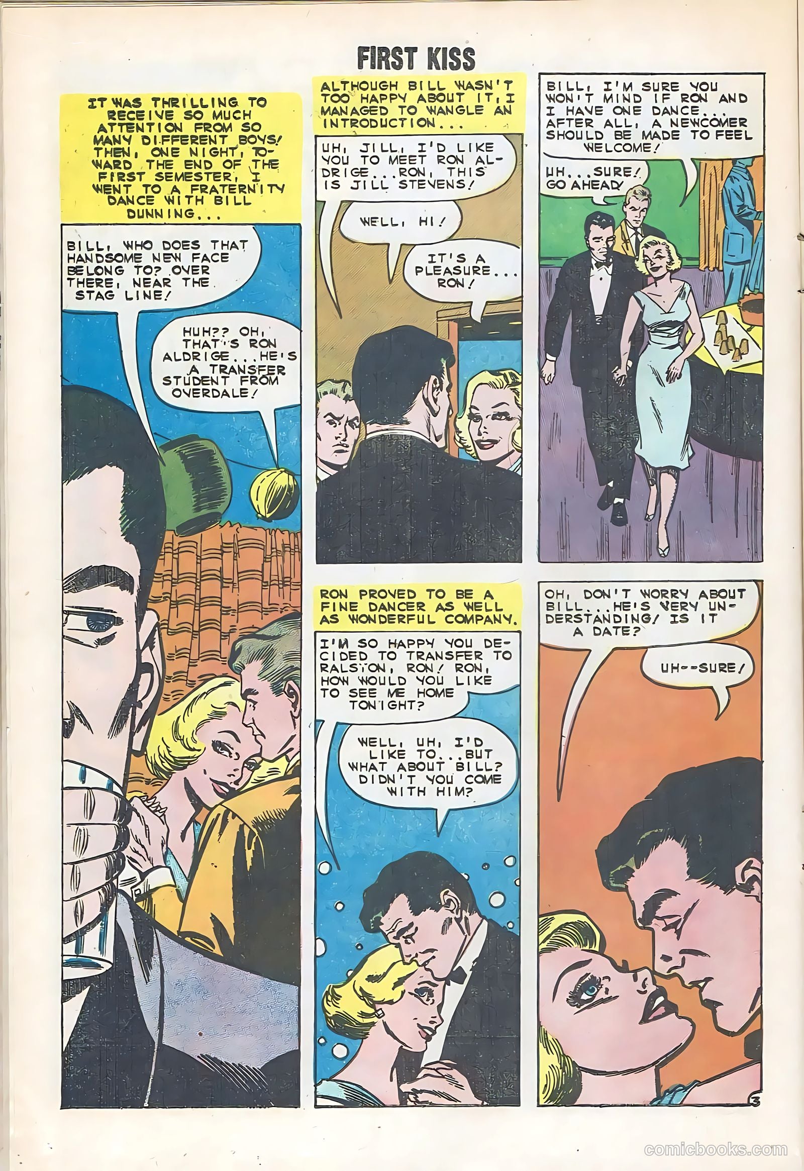 First Kiss #12 (1960) — page 16 of 36