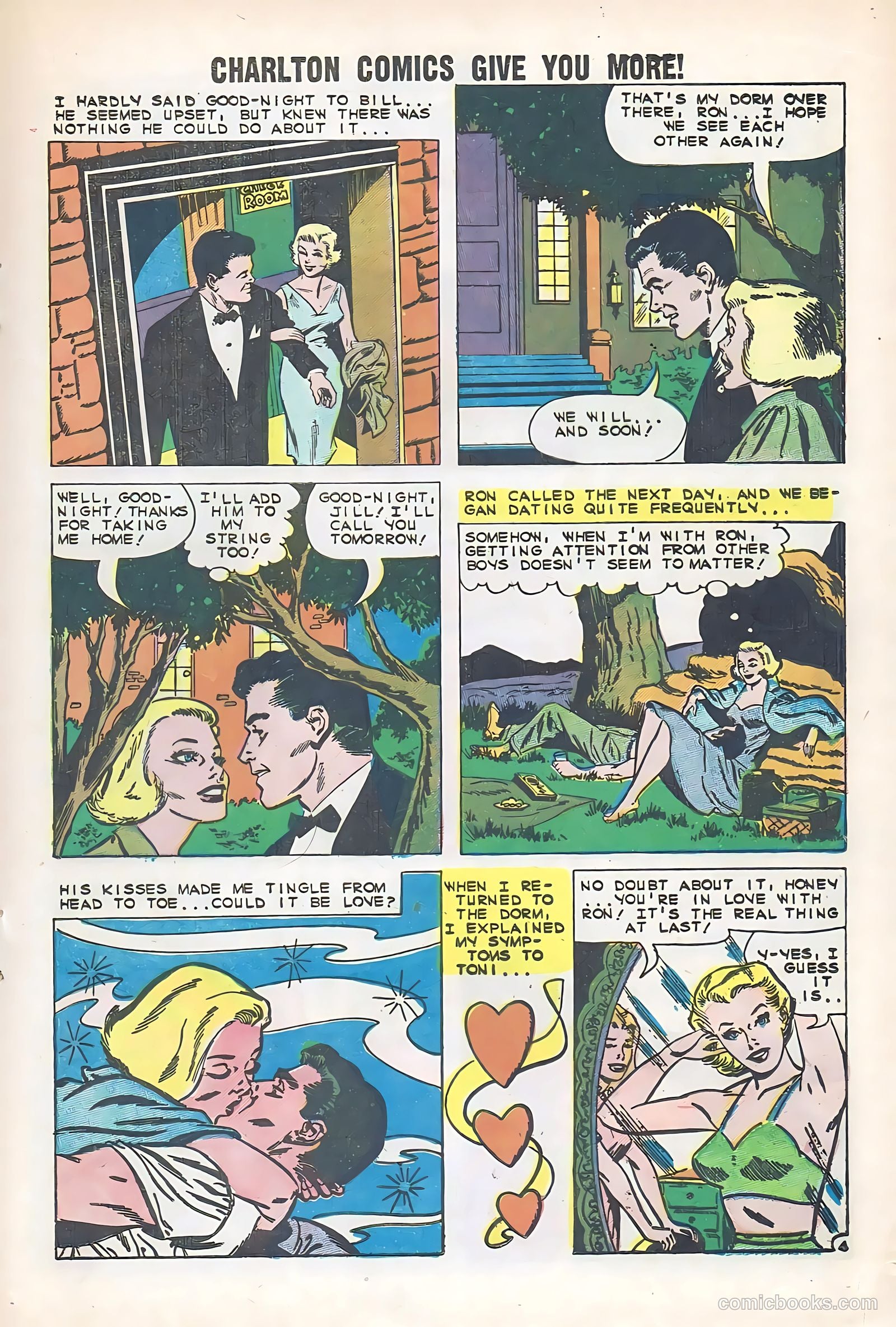 First Kiss #12 (1960) — page 17 of 36