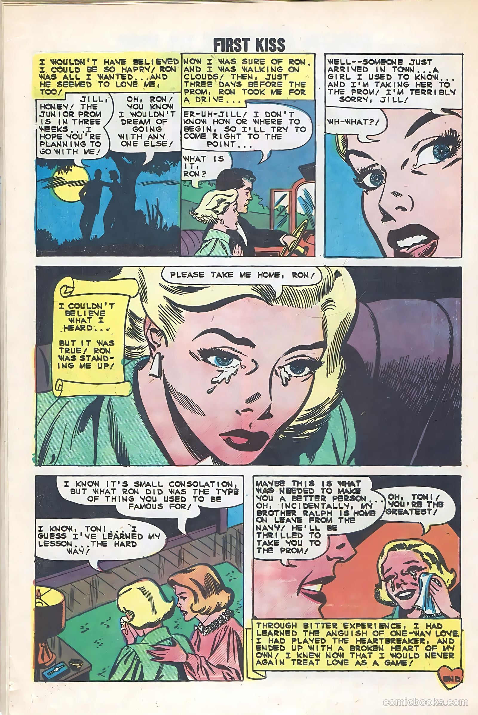 First Kiss #12 (1960) — page 18 of 36