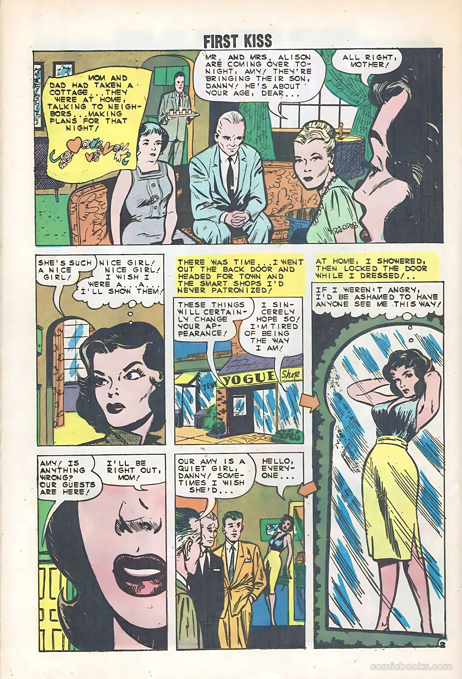 First Kiss #12 (1960) — page 24 of 36