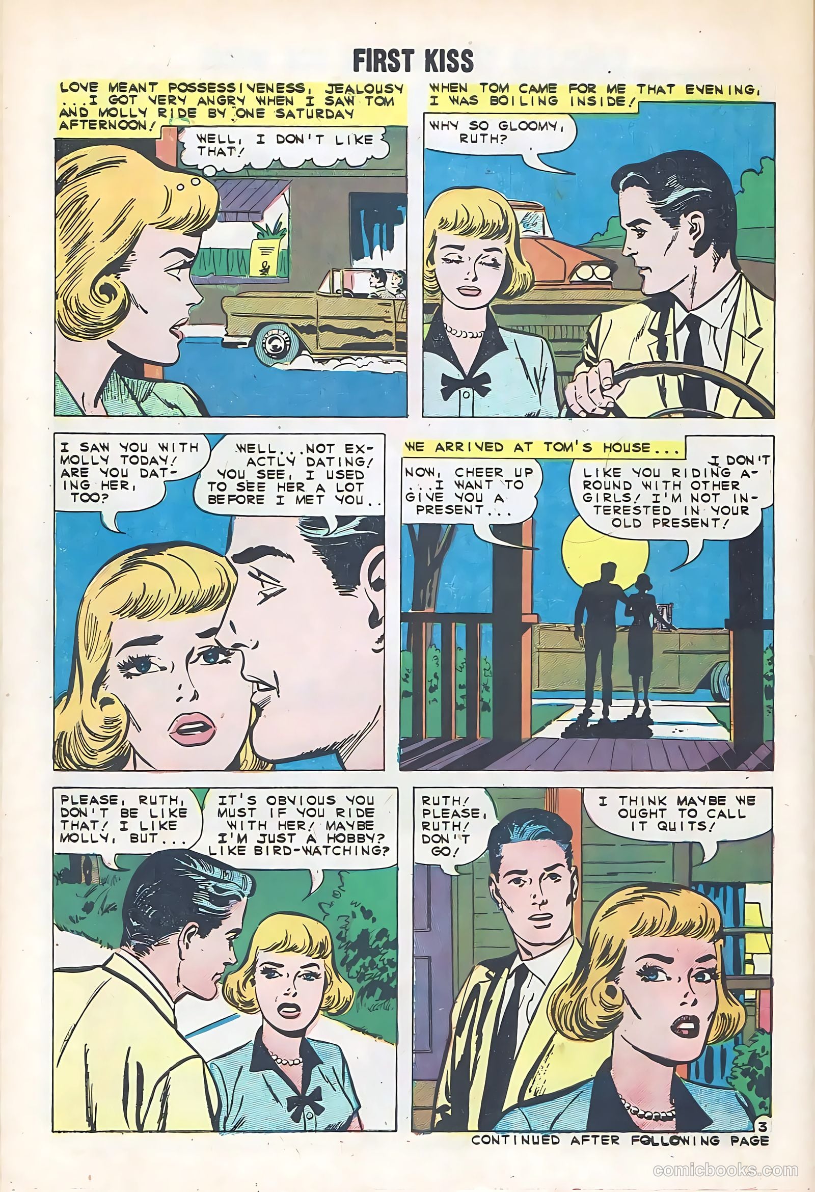First Kiss #12 (1960) — page 30 of 36