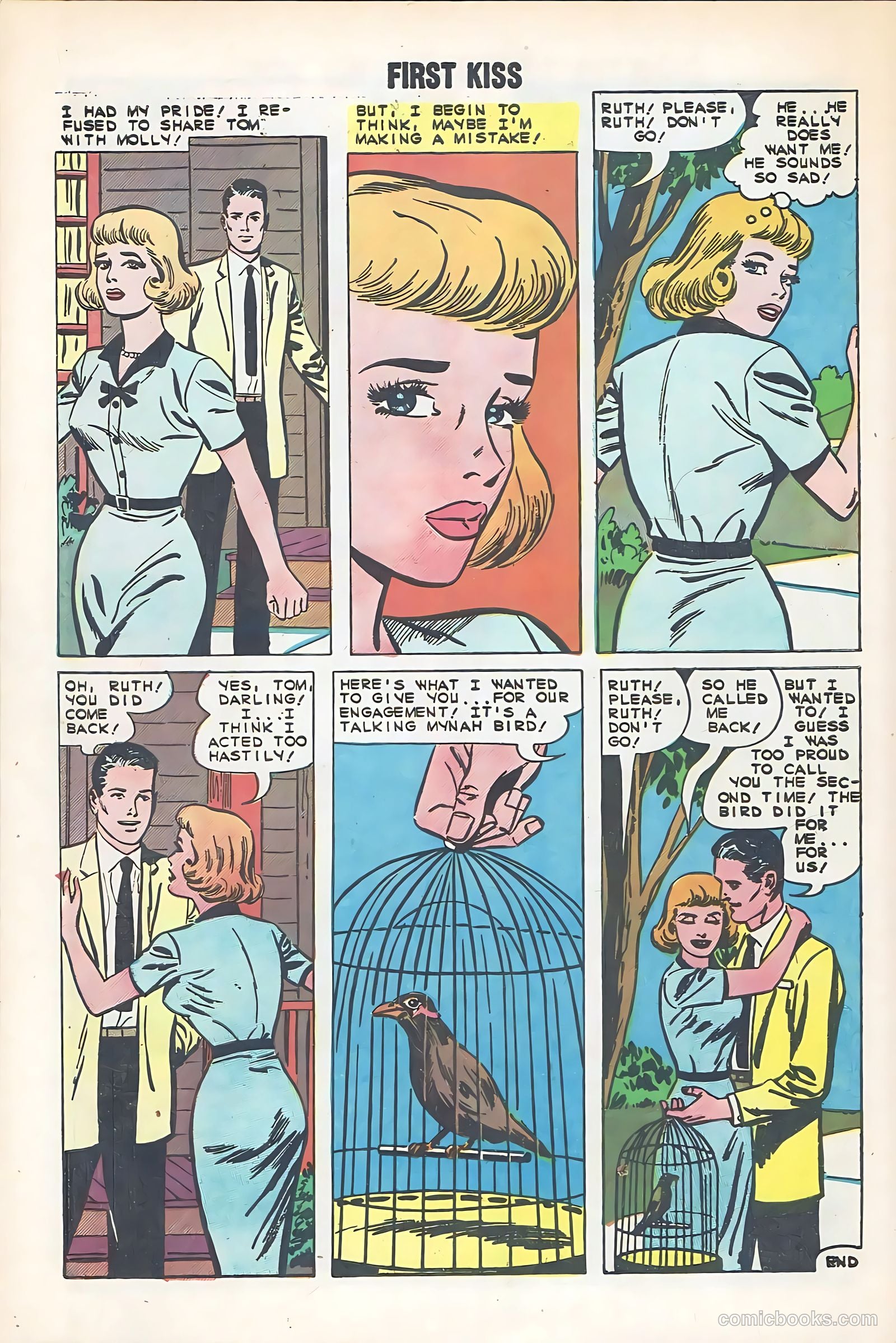 First Kiss #12 (1960) — page 32 of 36