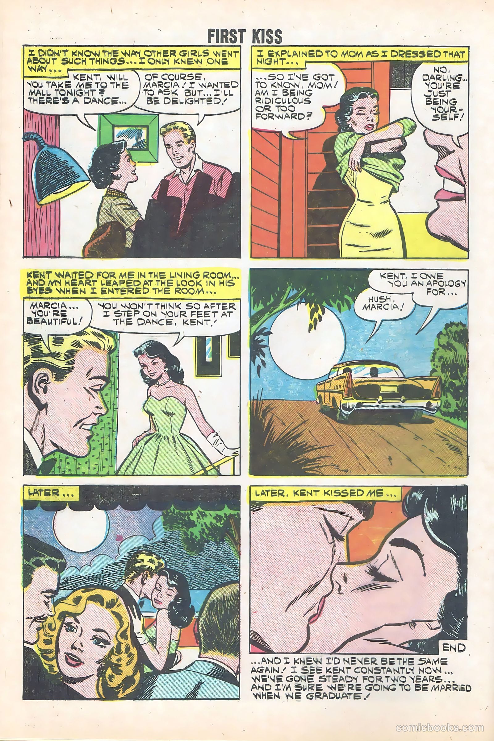 First Kiss #13 (1960) — page 8 of 36