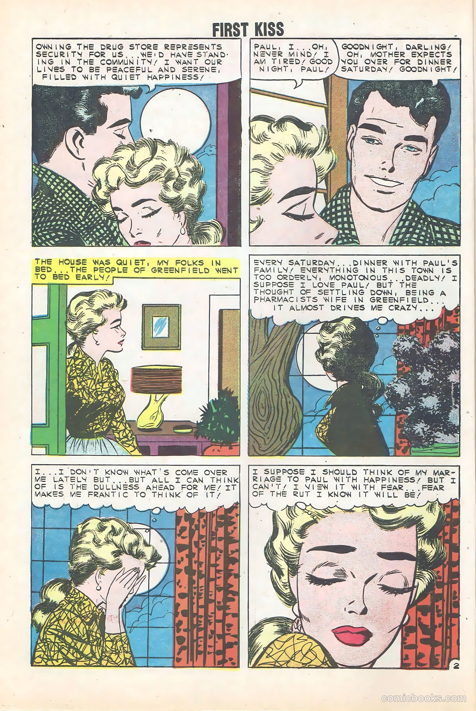 First Kiss #13 (1960) — page 10 of 36