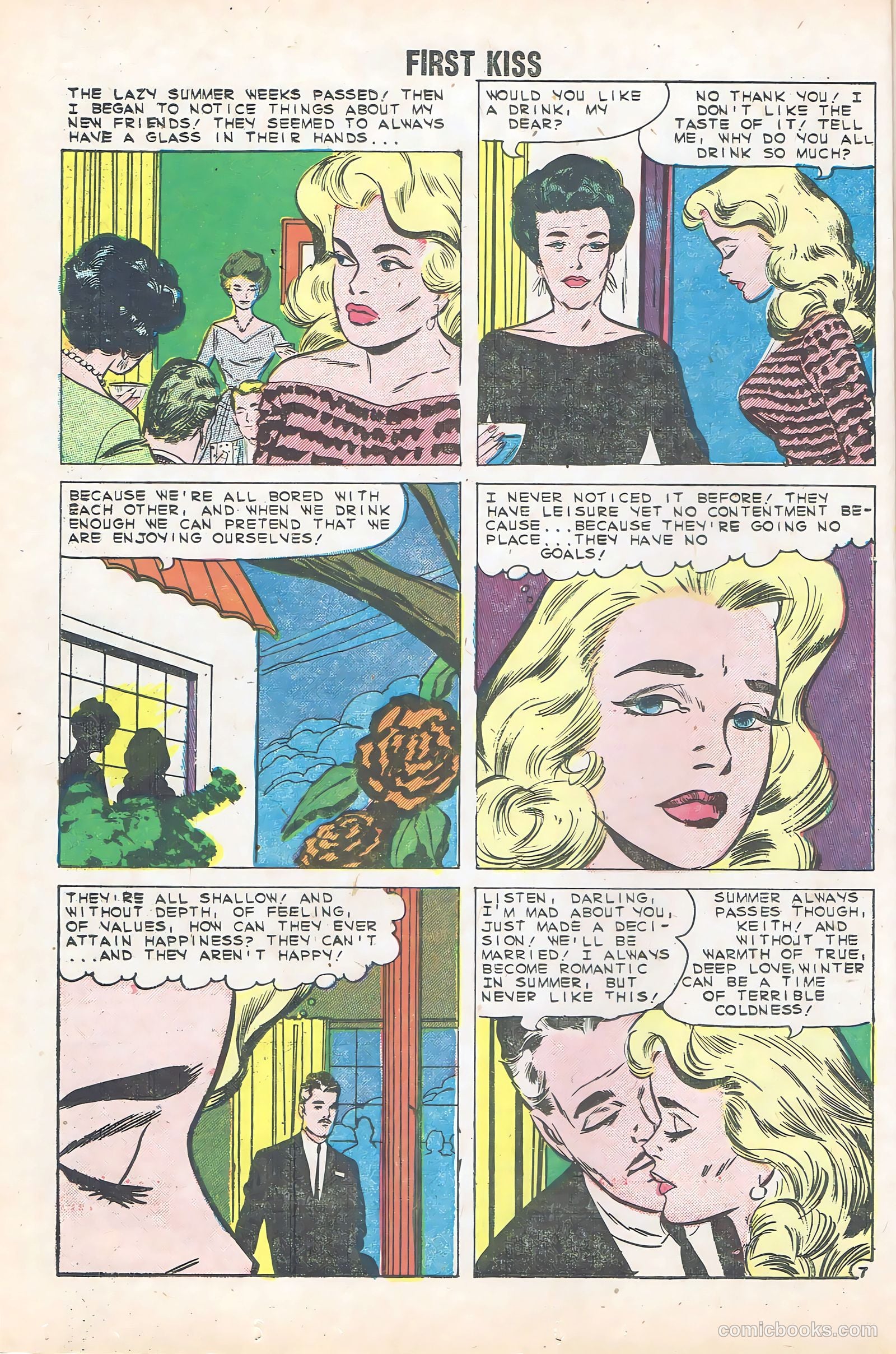 First Kiss #13 (1960) — page 16 of 36