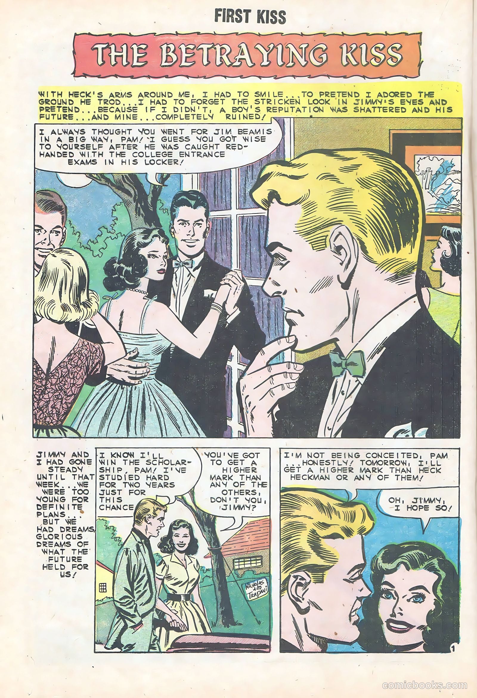 First Kiss #13 (1960) — page 20 of 36