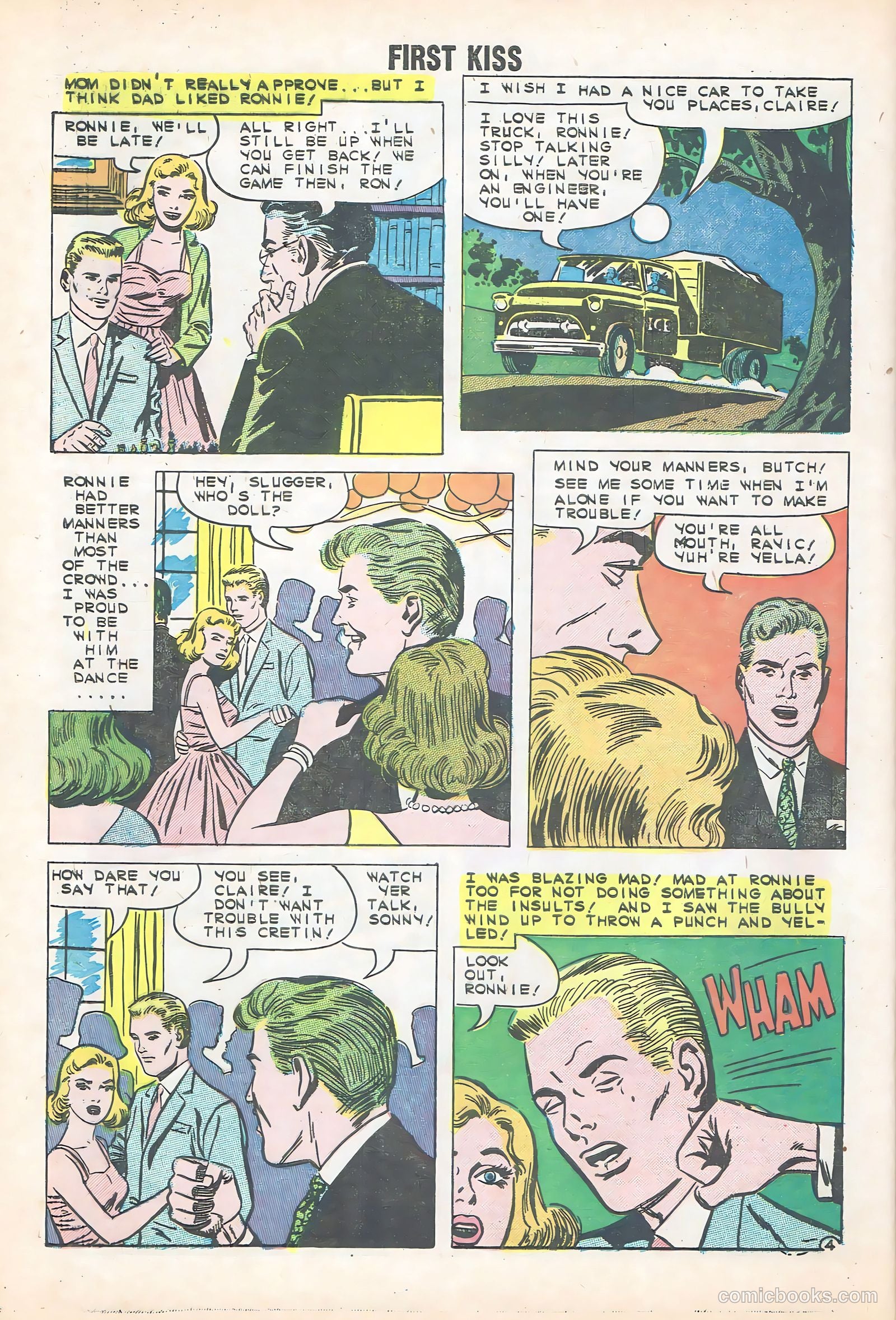 First Kiss #13 (1960) — page 32 of 36