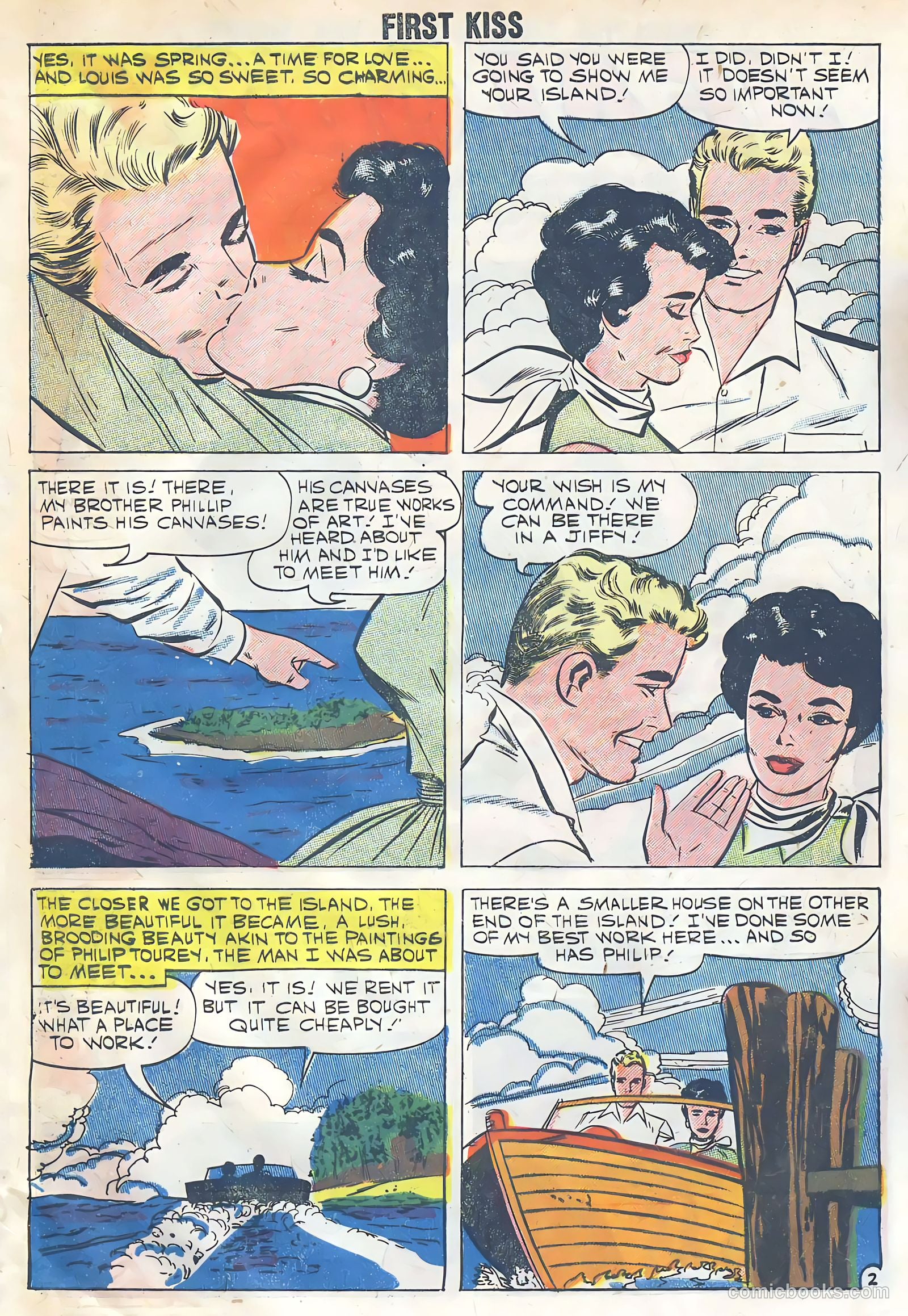 First Kiss #14 (1960) — page 4 of 36