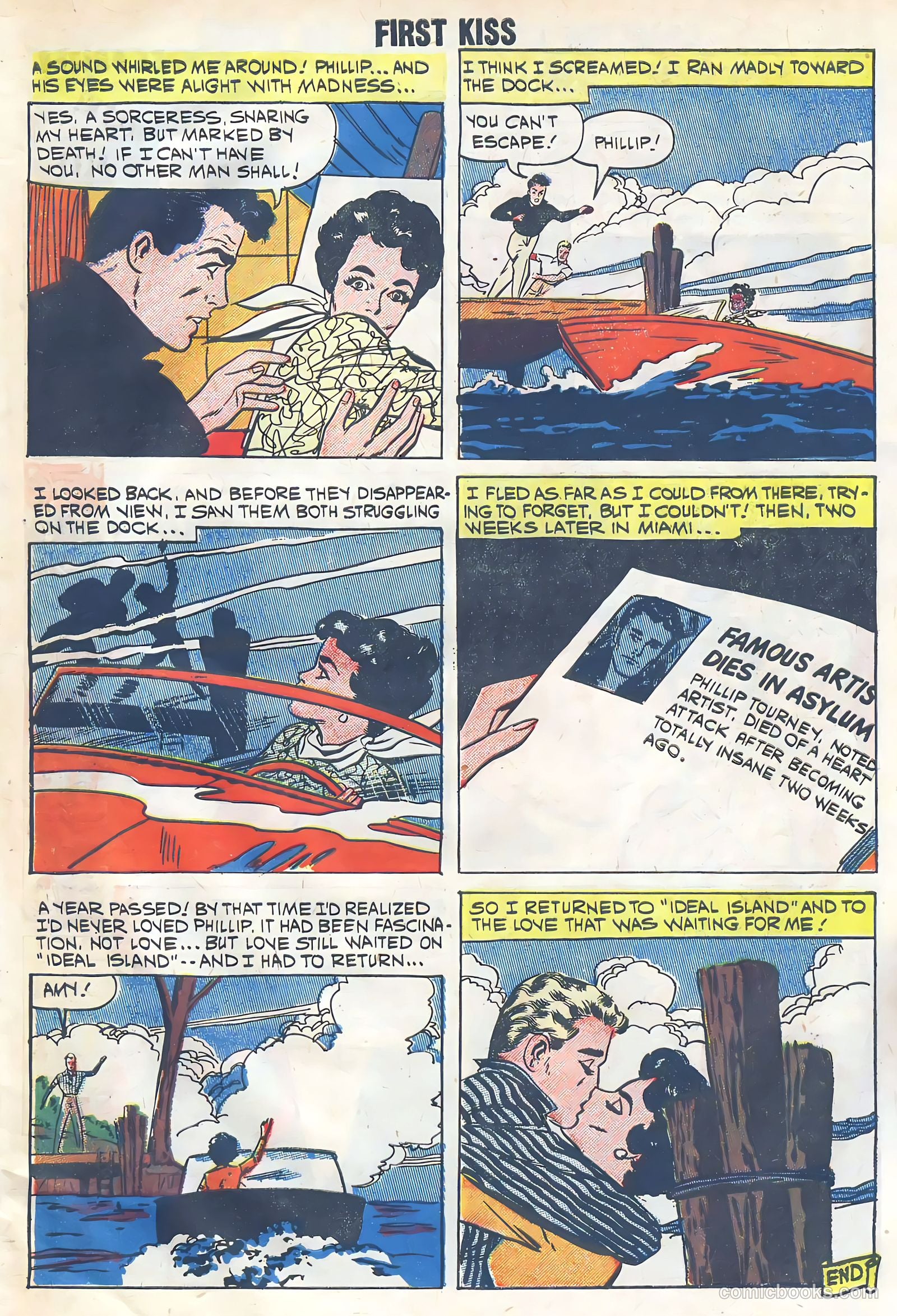 First Kiss #14 (1960) — page 10 of 36