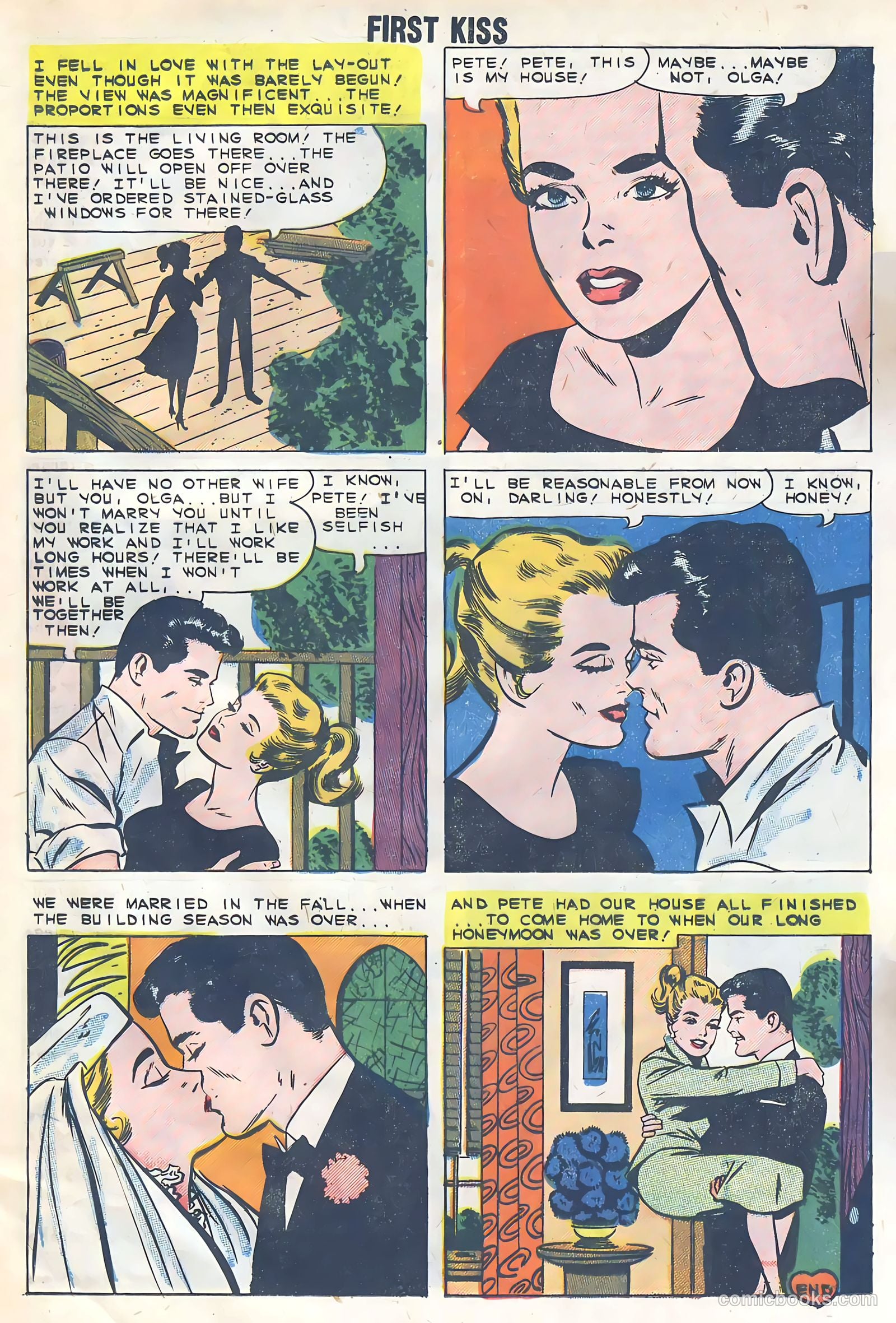 First Kiss #14 (1960) — page 24 of 36