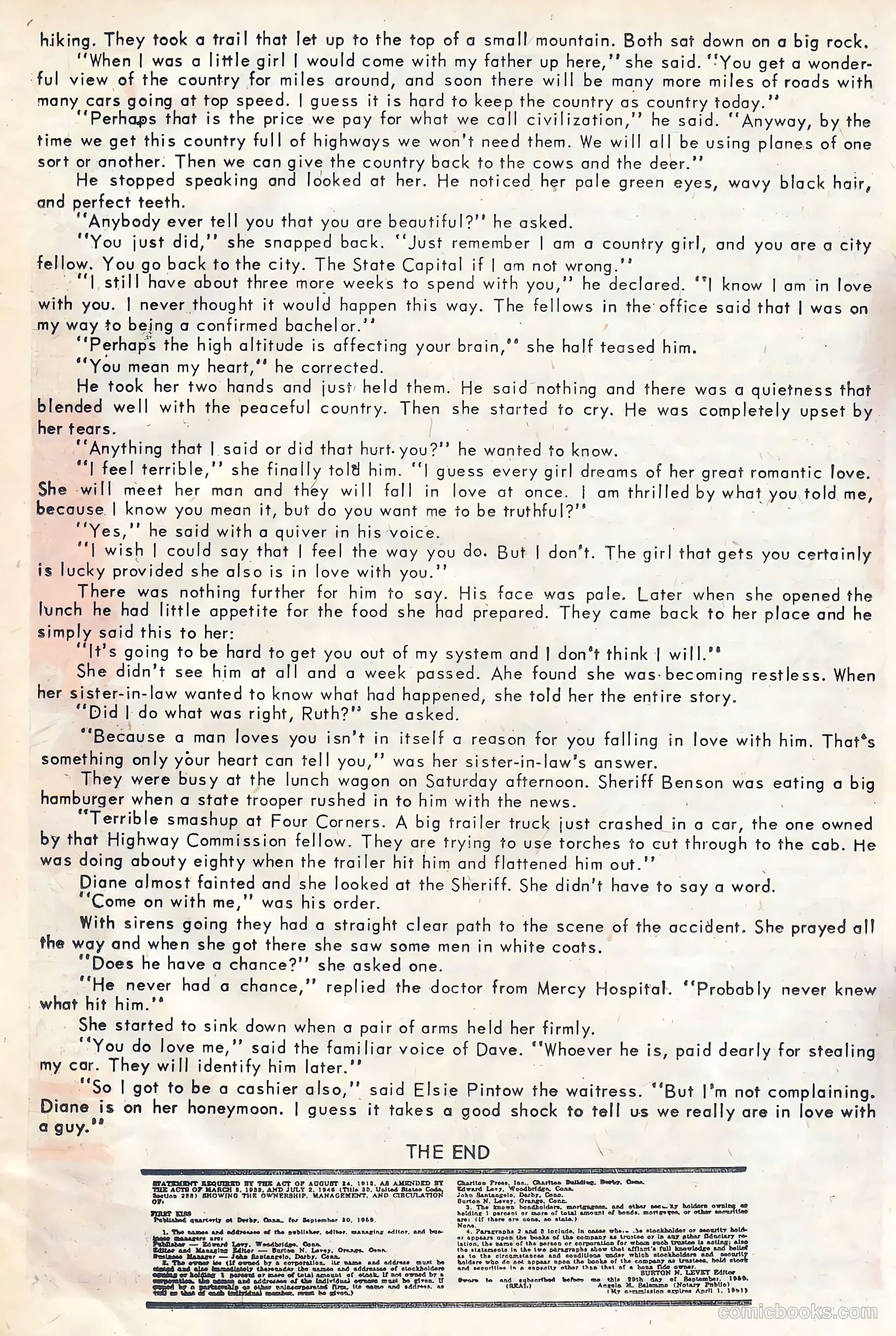 First Kiss #14 (1960) — page 26 of 36
