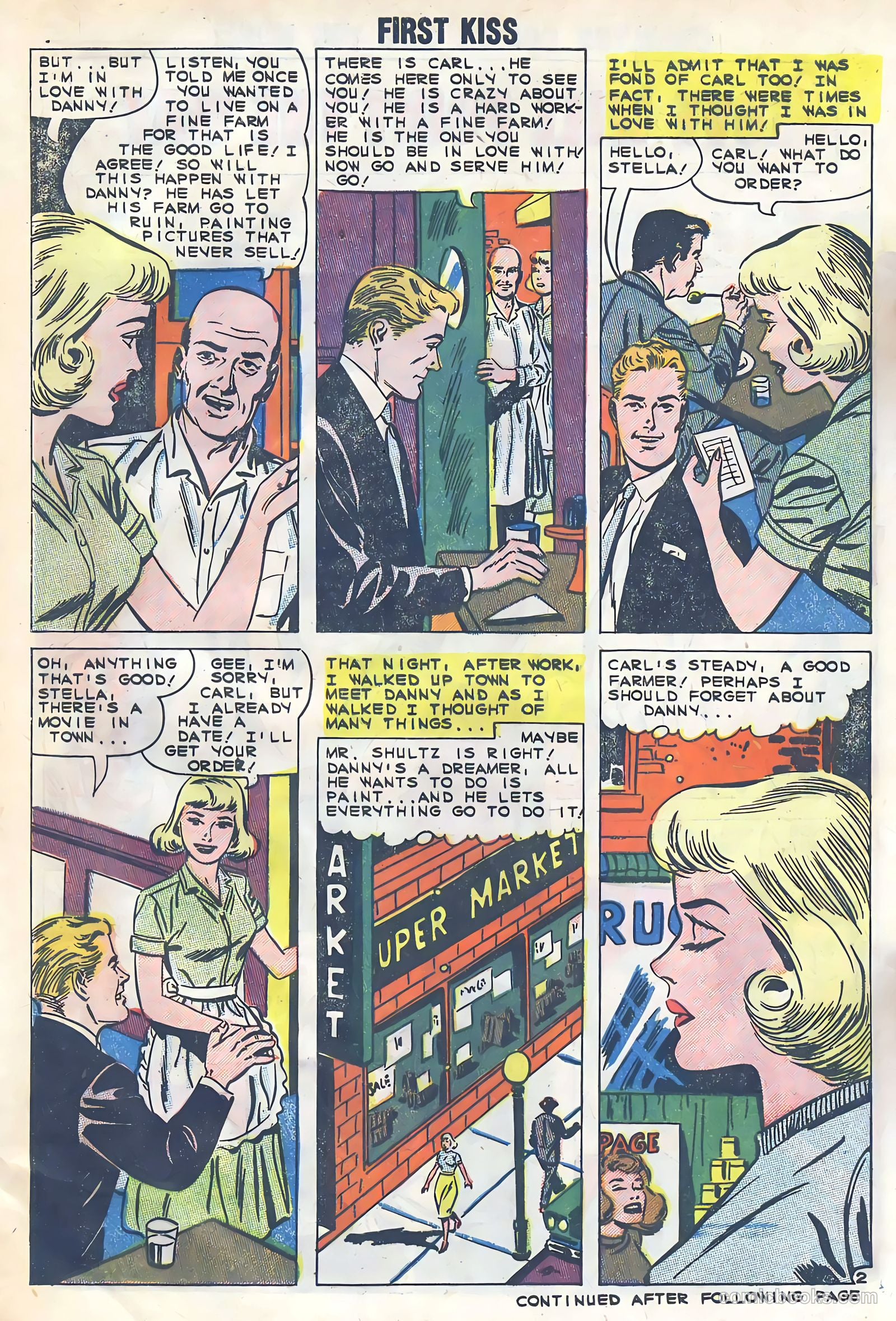 First Kiss #14 (1960) — page 28 of 36