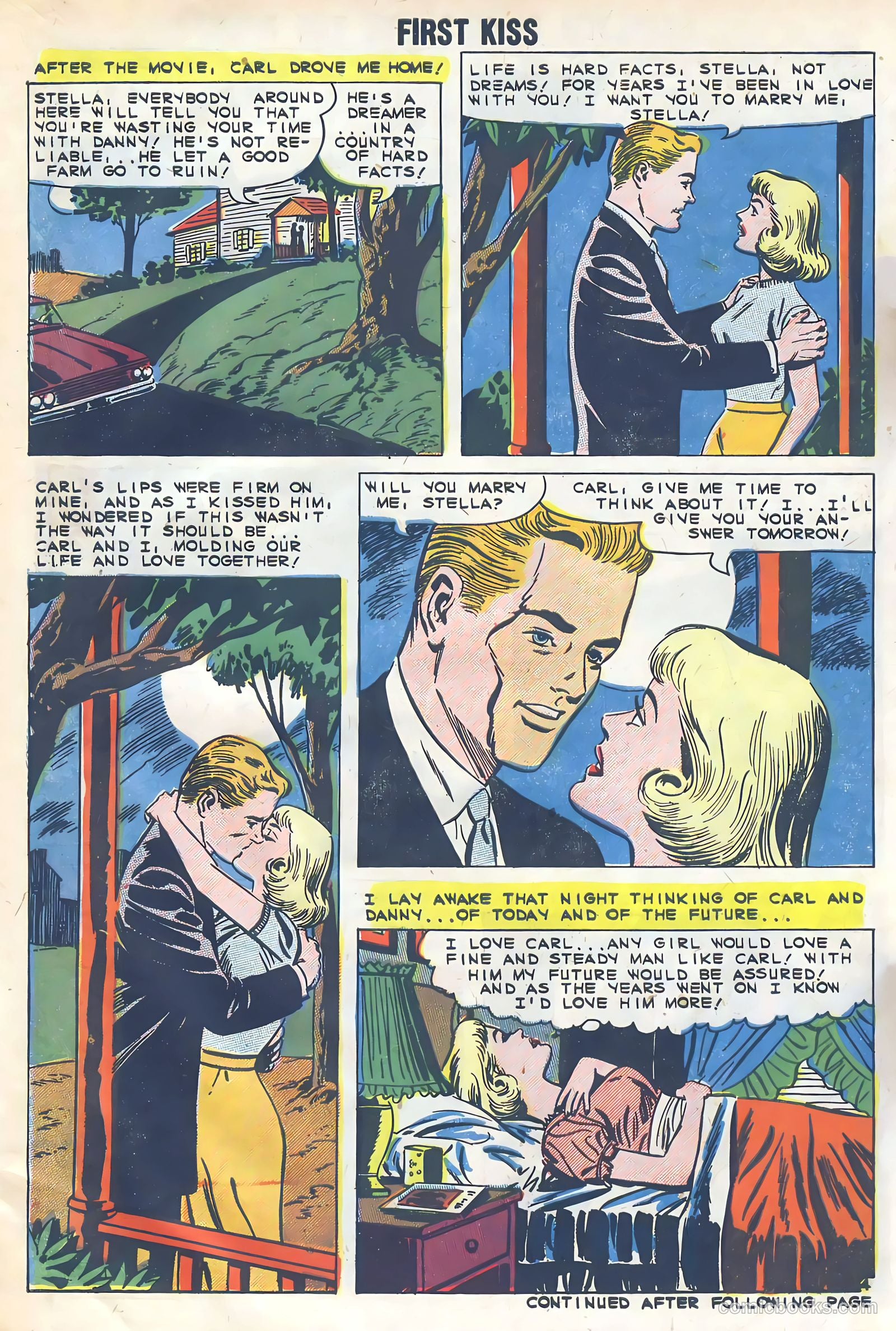 First Kiss #14 (1960) — page 30 of 36