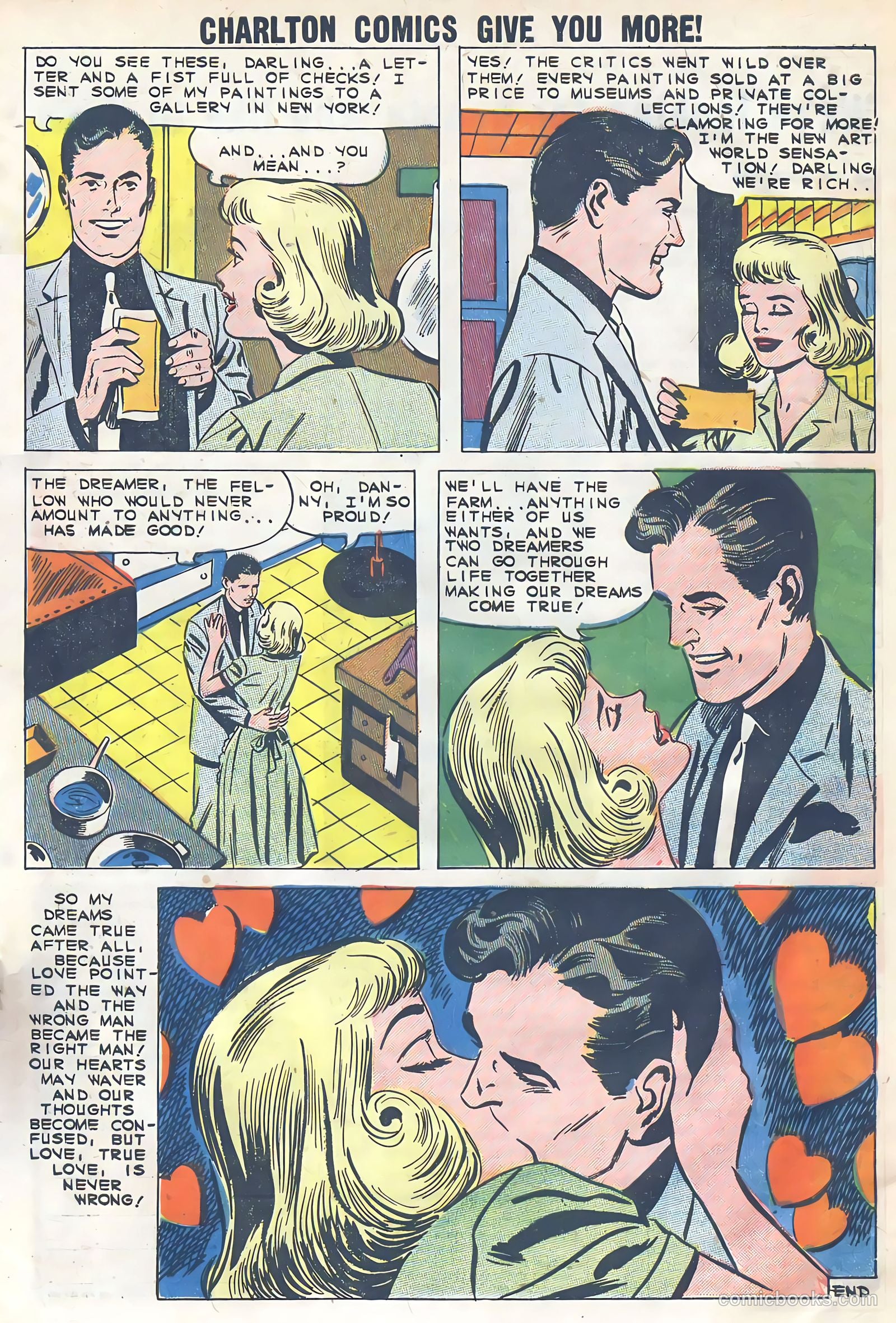 First Kiss #14 (1960) — page 33 of 36