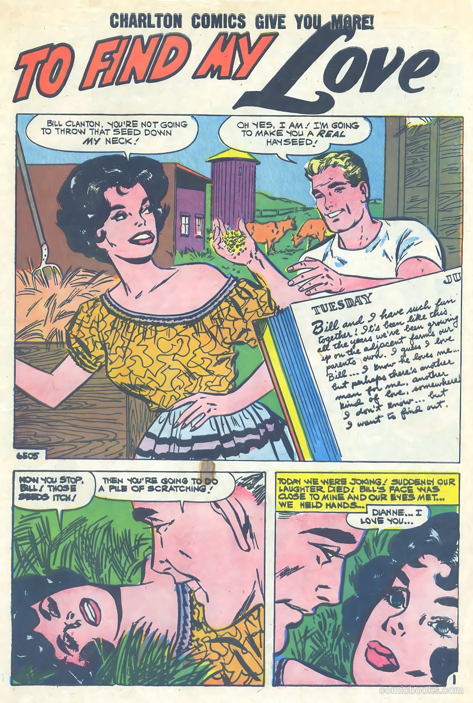 First Kiss #16 (1960) — page 3 of 36