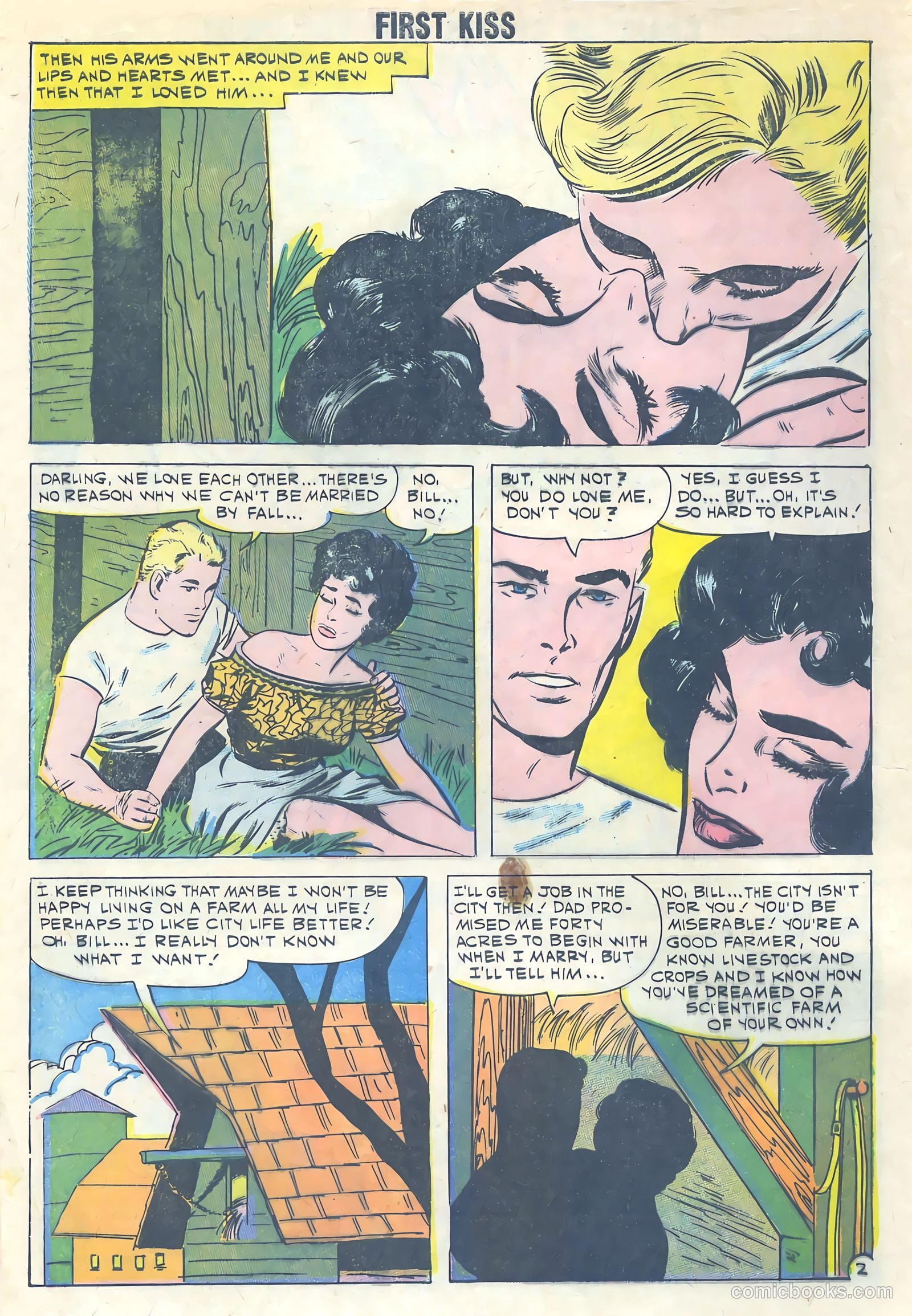 First Kiss #16 (1960) — page 4 of 36