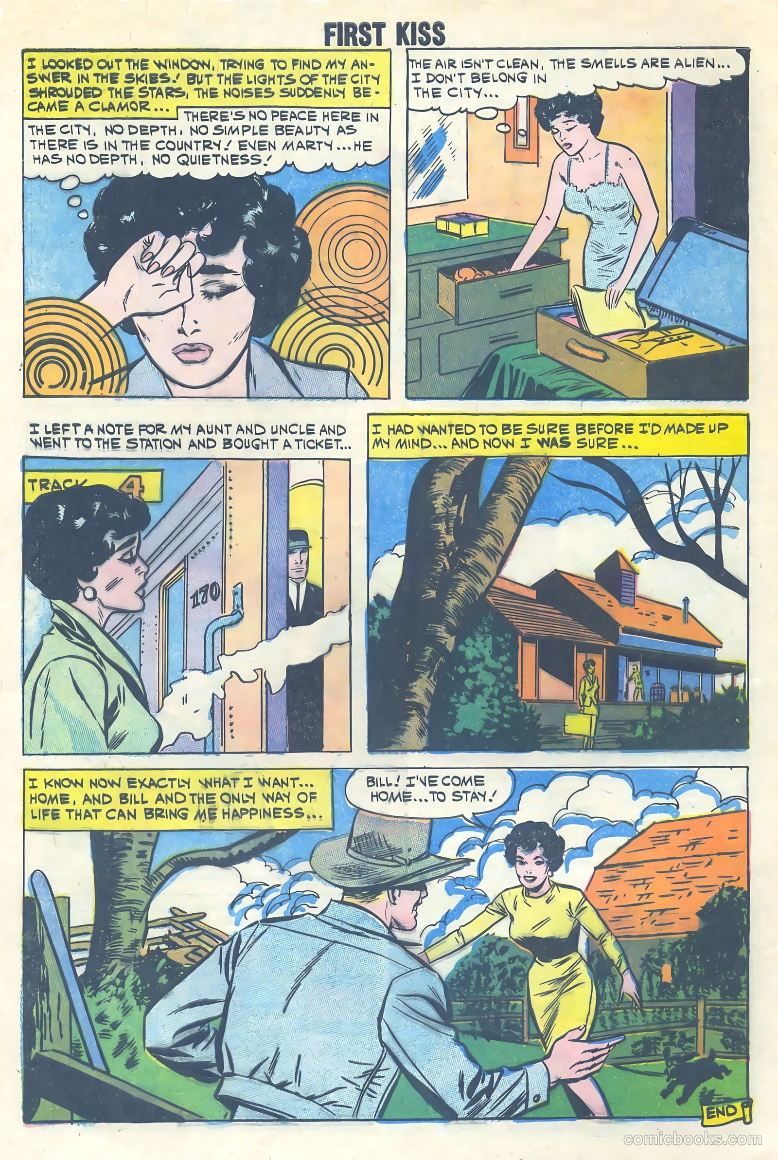 First Kiss #16 (1960) — page 8 of 36