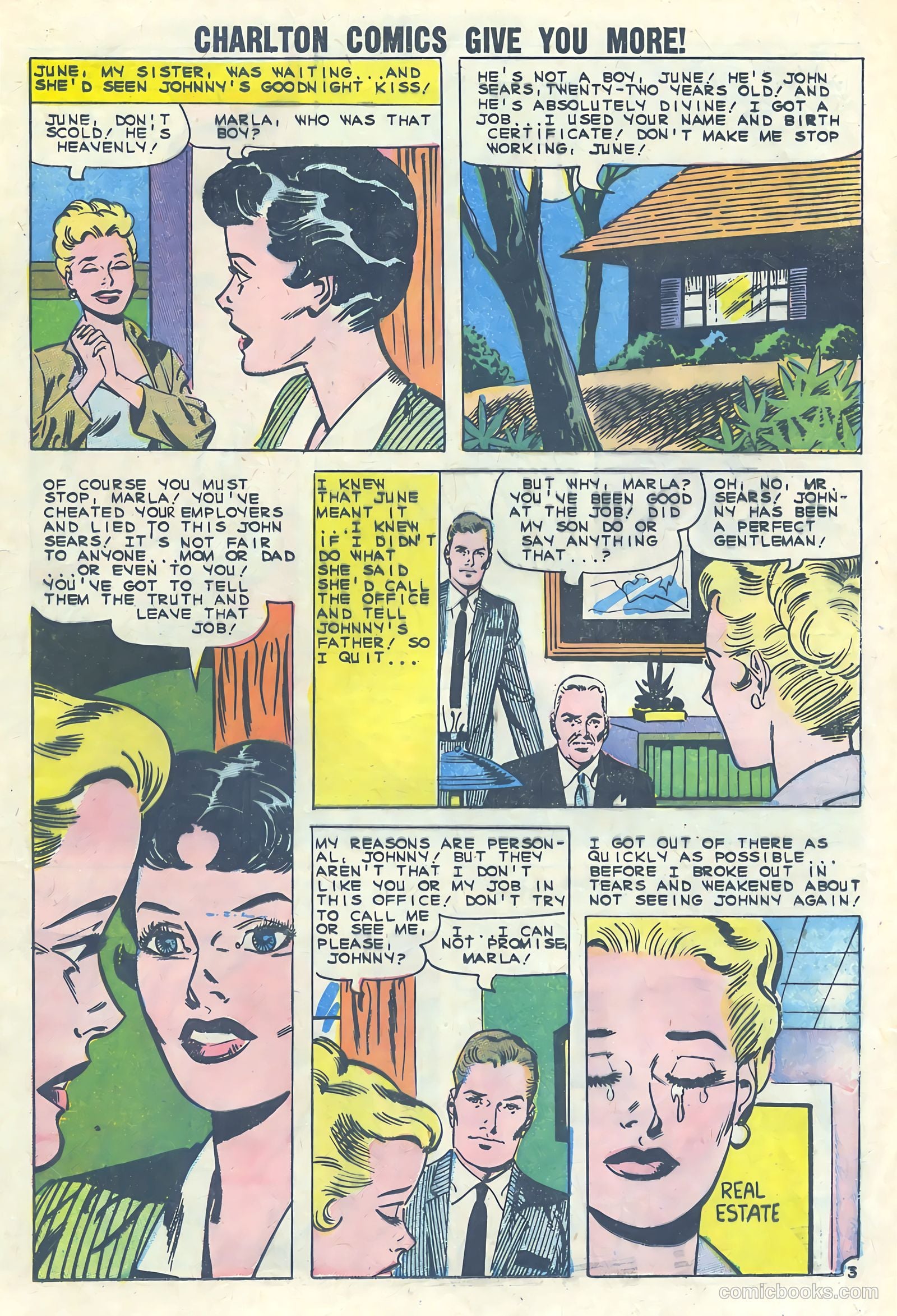 First Kiss #16 (1960) — page 17 of 36