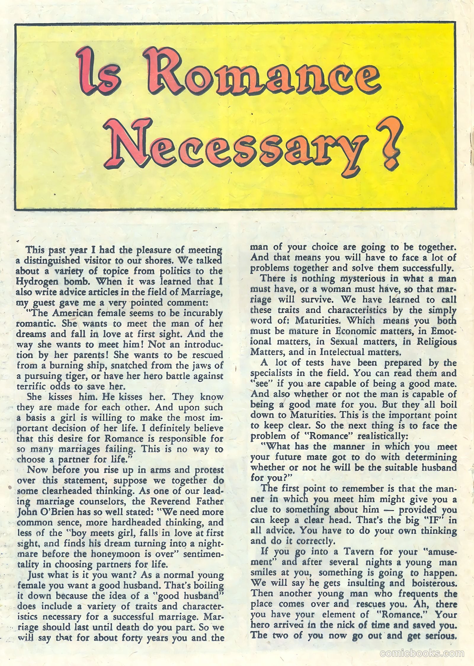 First Kiss #16 (1960) — page 20 of 36