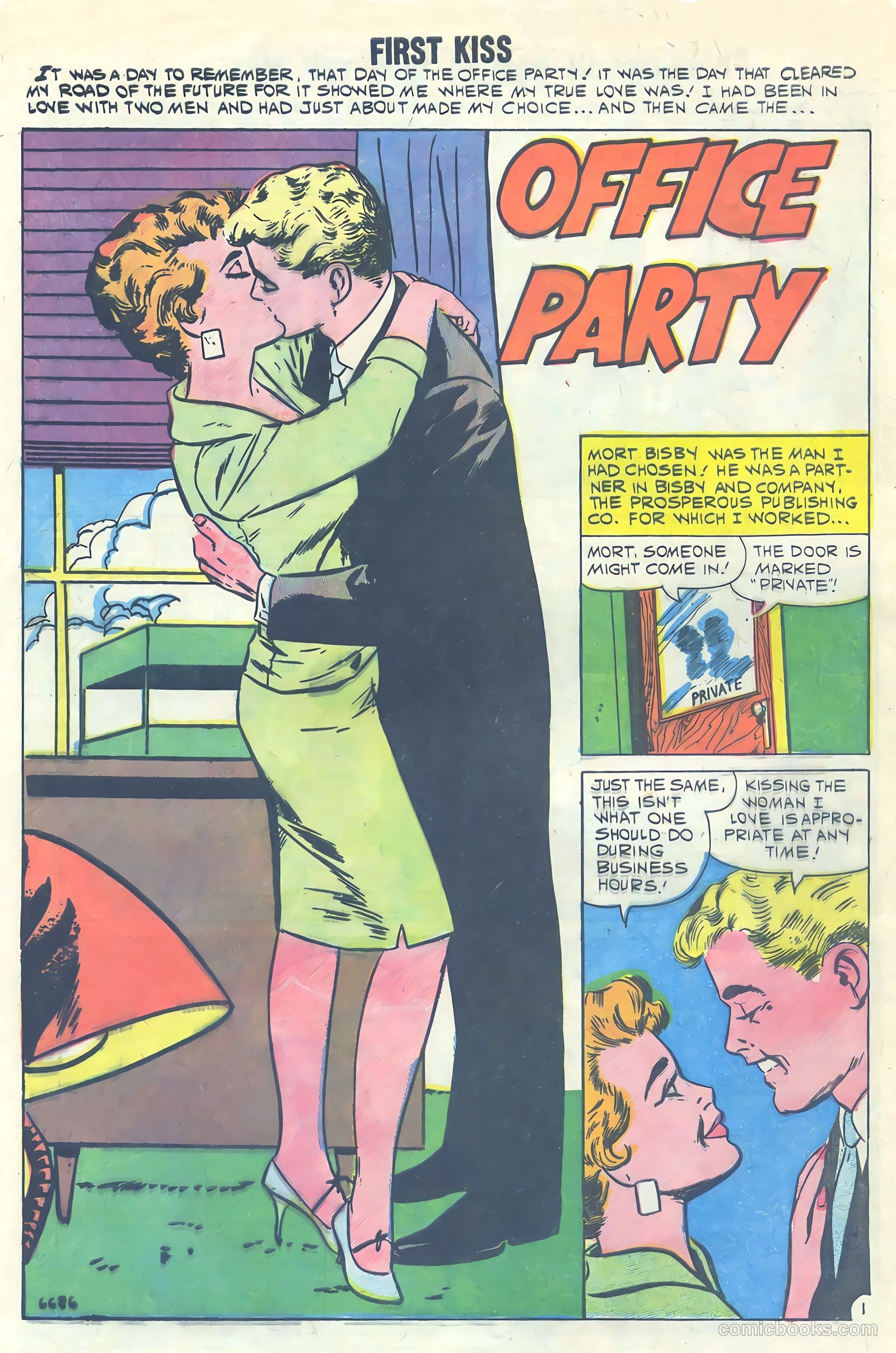 First Kiss #16 (1960) — page 28 of 36