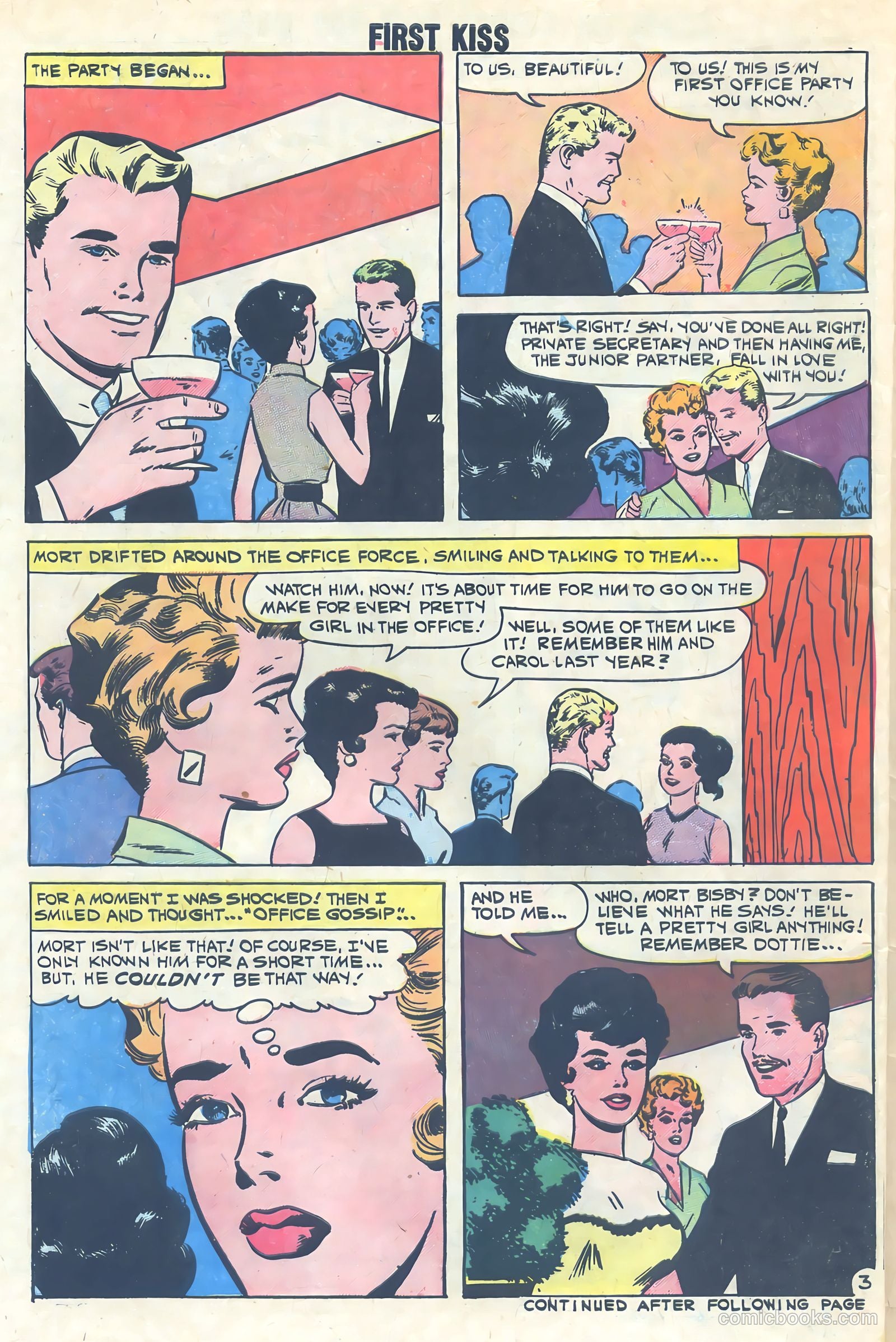 First Kiss #16 (1960) — page 30 of 36