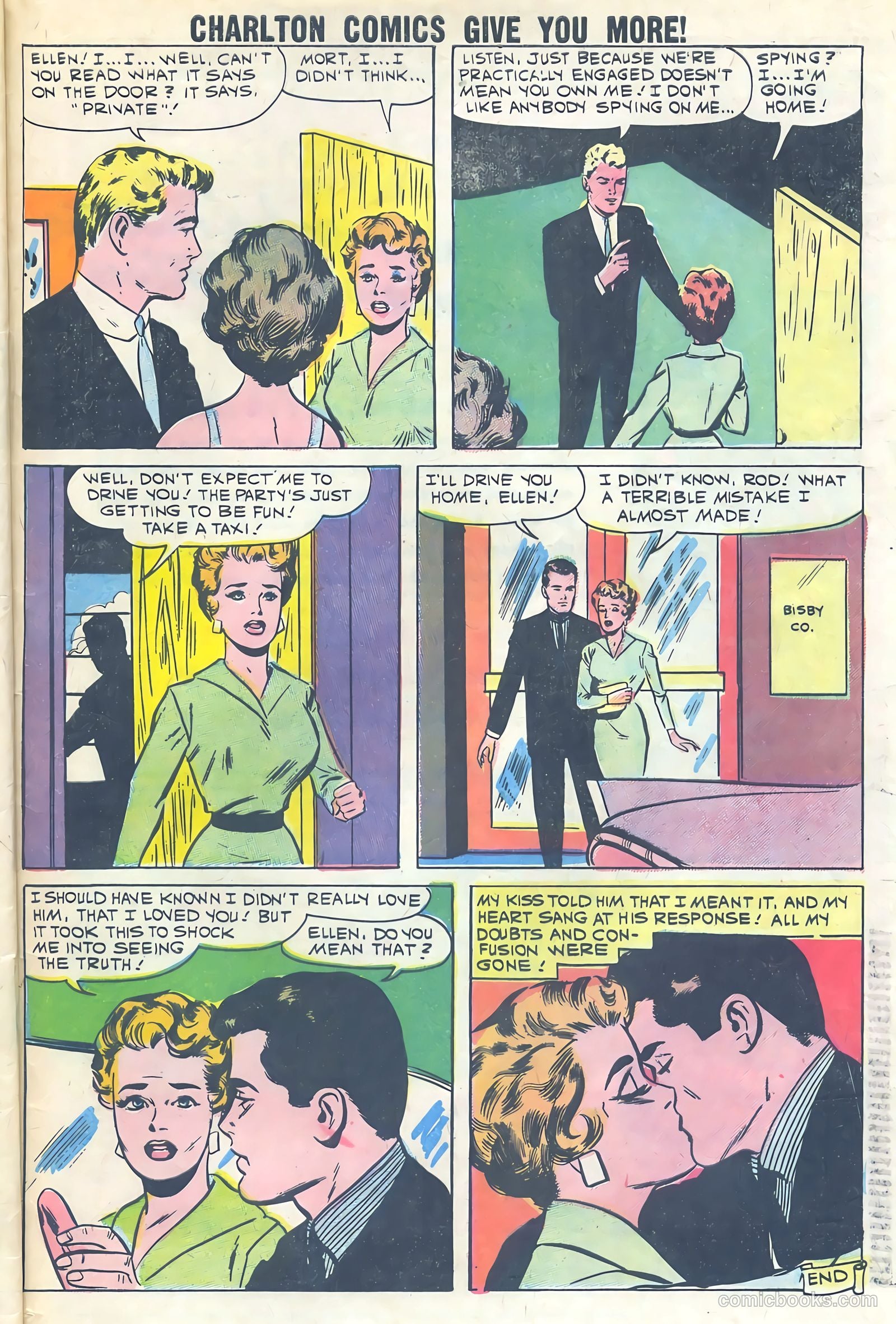 First Kiss #16 (1960) — page 33 of 36