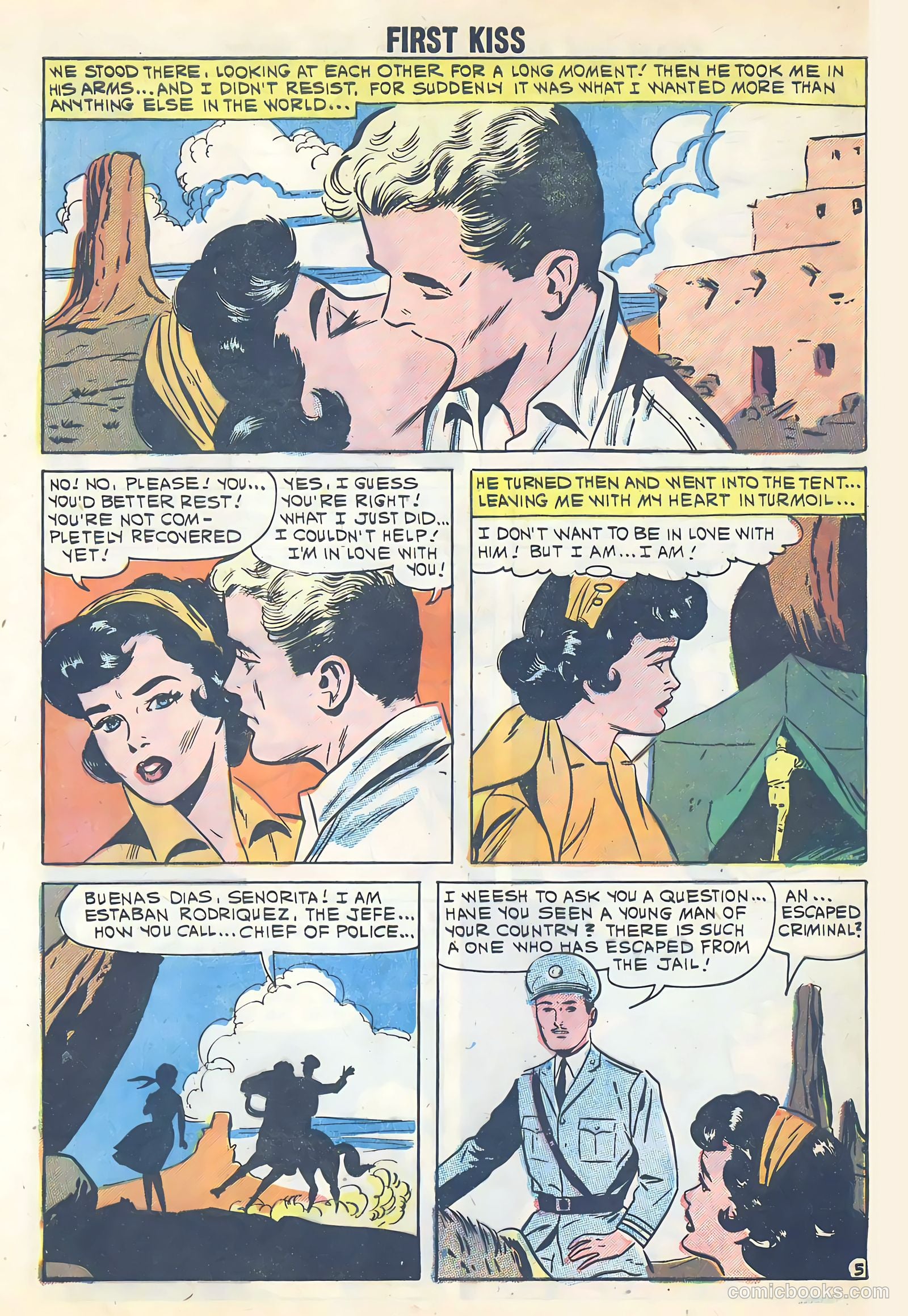 First Kiss #17 (1960) — page 8 of 36