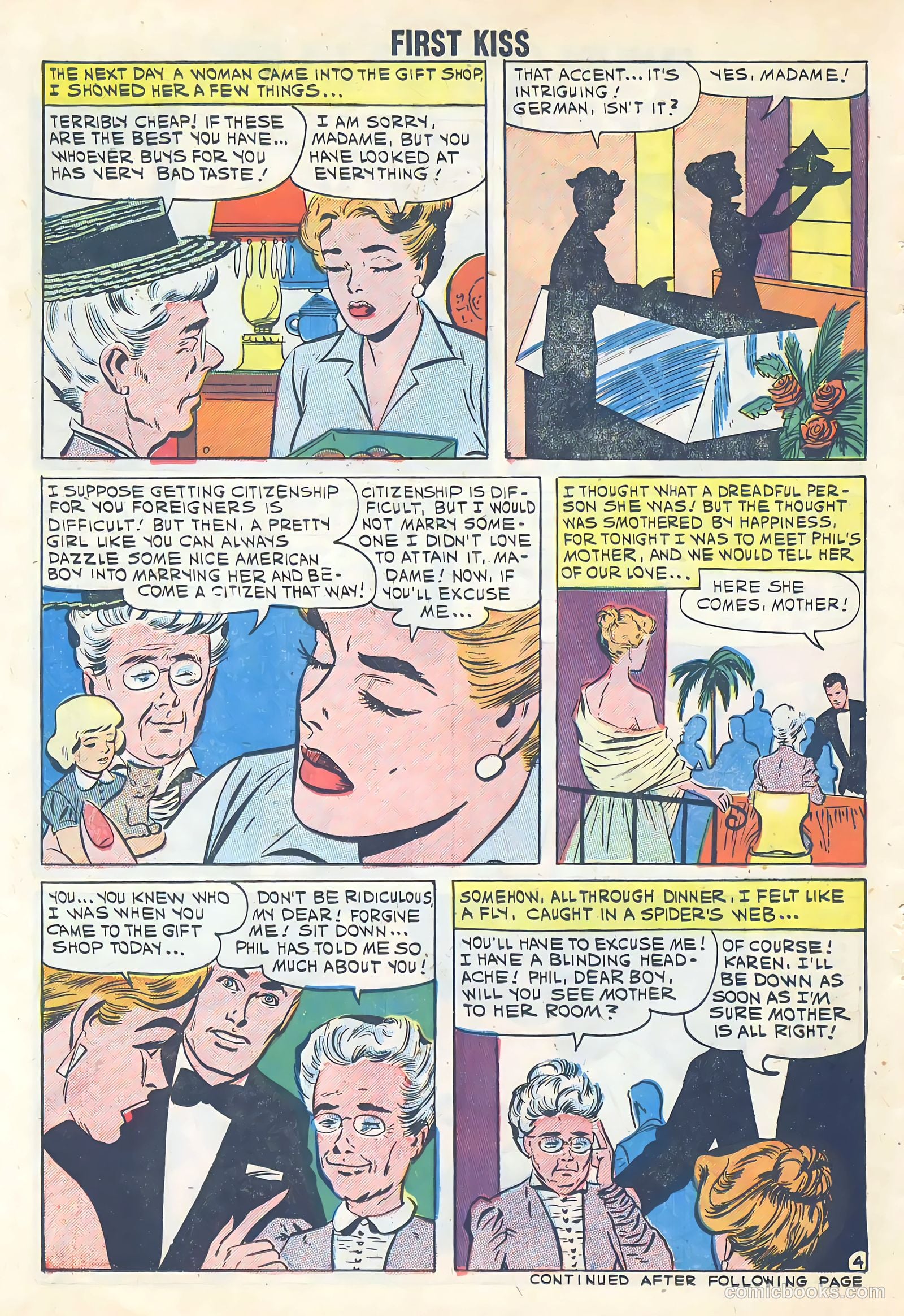 First Kiss #17 (1960) — page 14 of 36