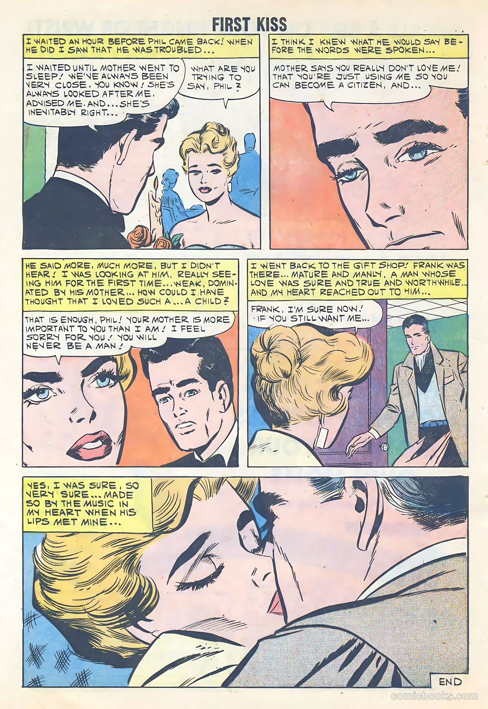First Kiss #17 (1960) — page 16 of 36