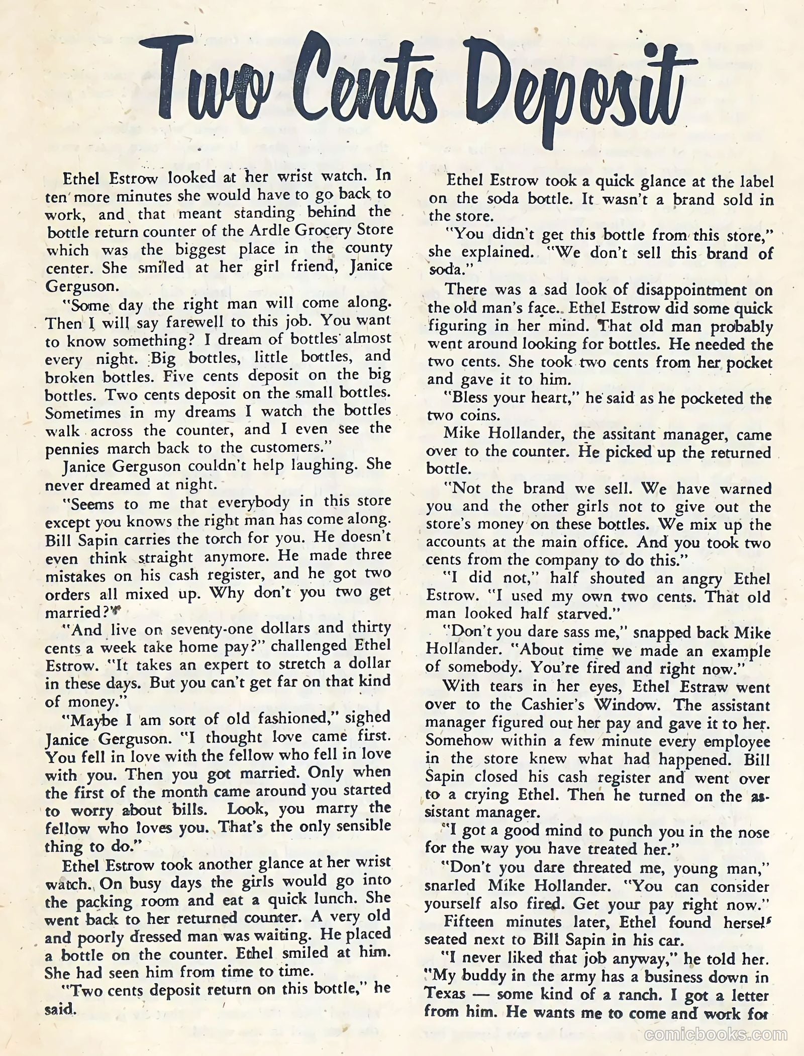 First Kiss #17 (1960) — page 23 of 36