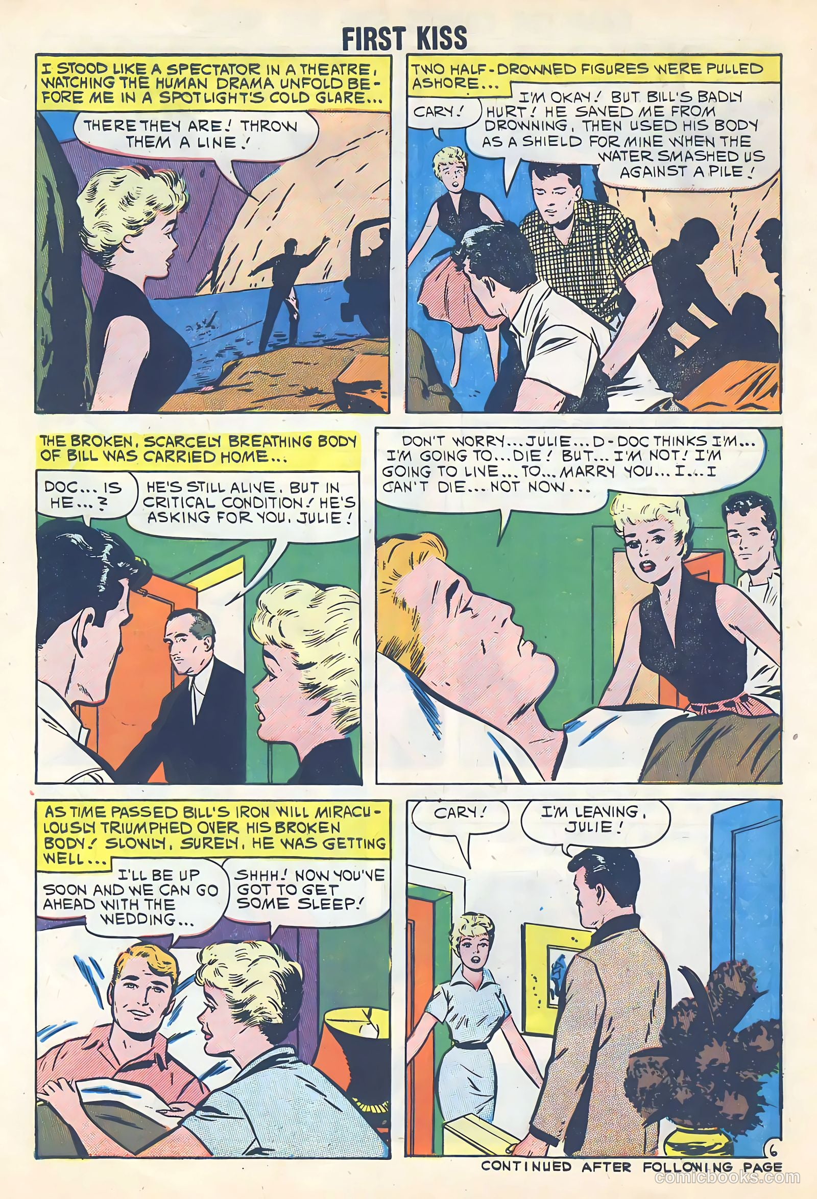 First Kiss #17 (1960) — page 30 of 36