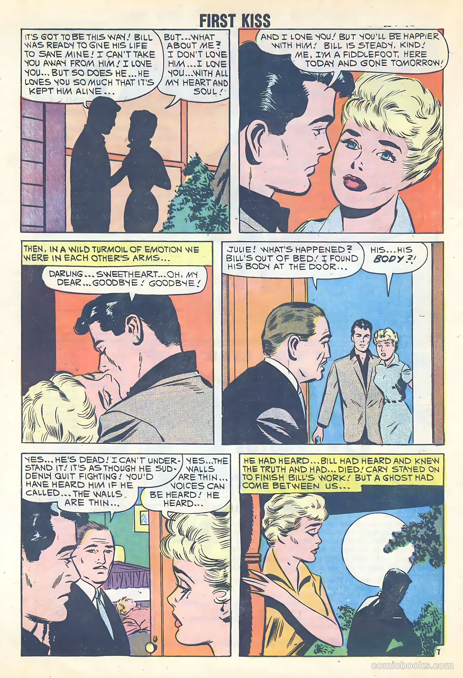 First Kiss #17 (1960) — page 32 of 36