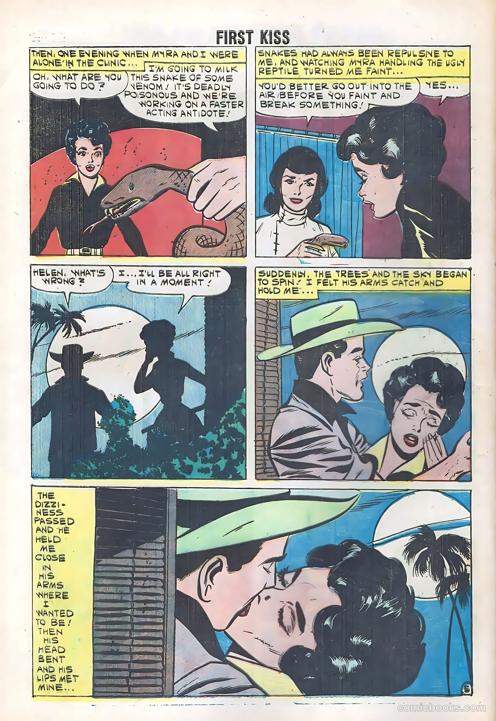 First Kiss #18 (1960) — page 8 of 36