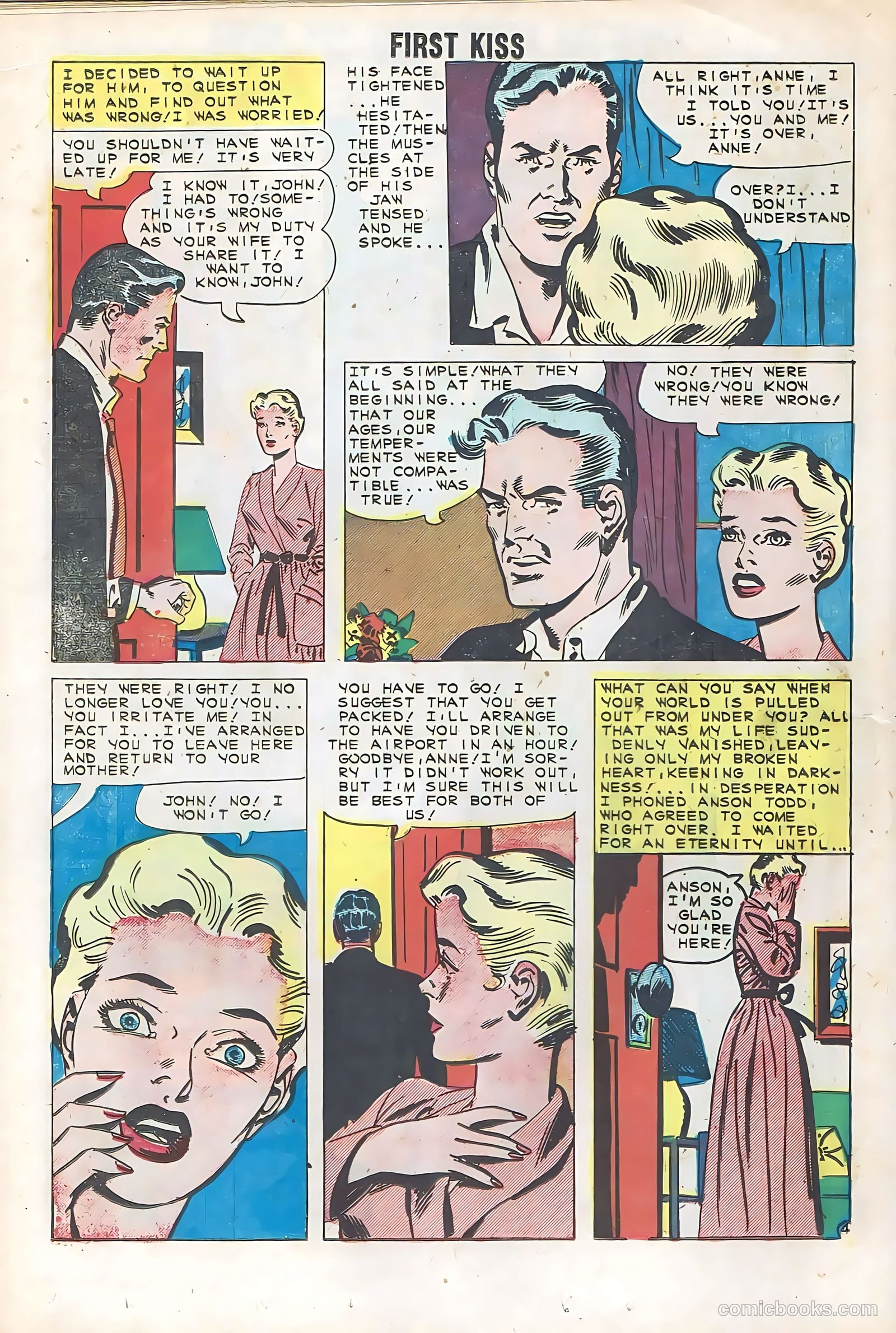 First Kiss #18 (1960) — page 18 of 36