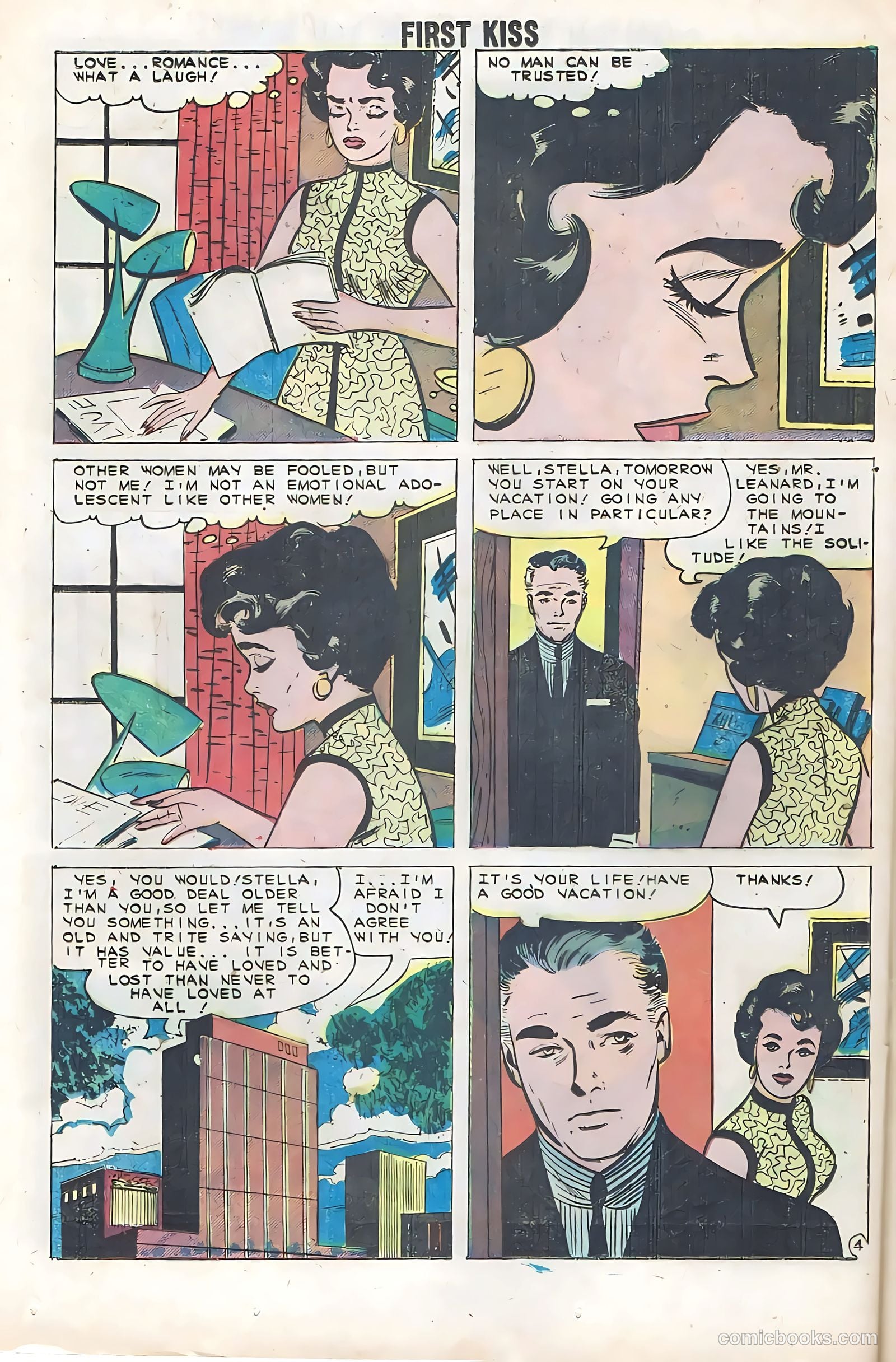 First Kiss #18 (1960) — page 24 of 36