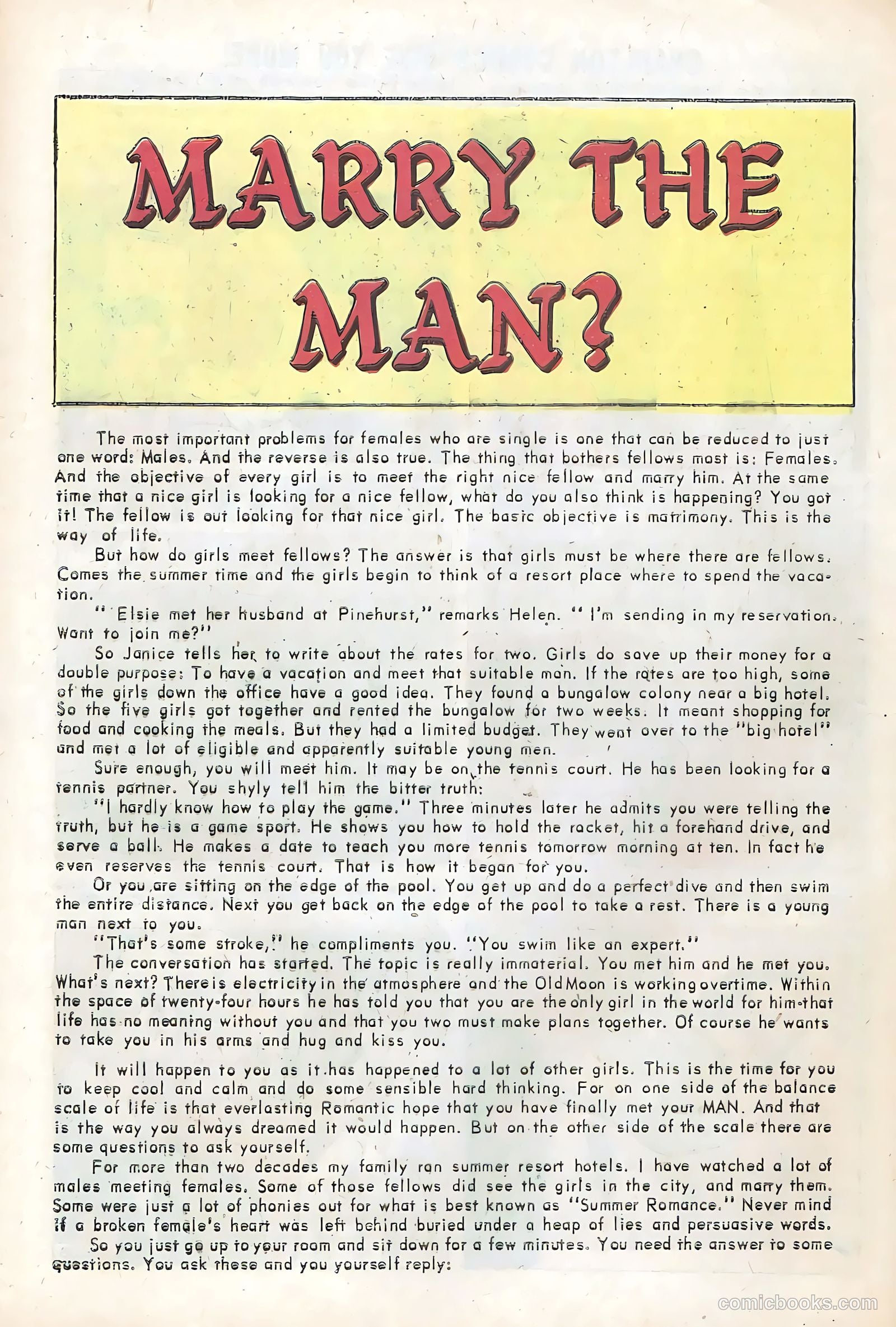 First Kiss #18 (1960) — page 28 of 36
