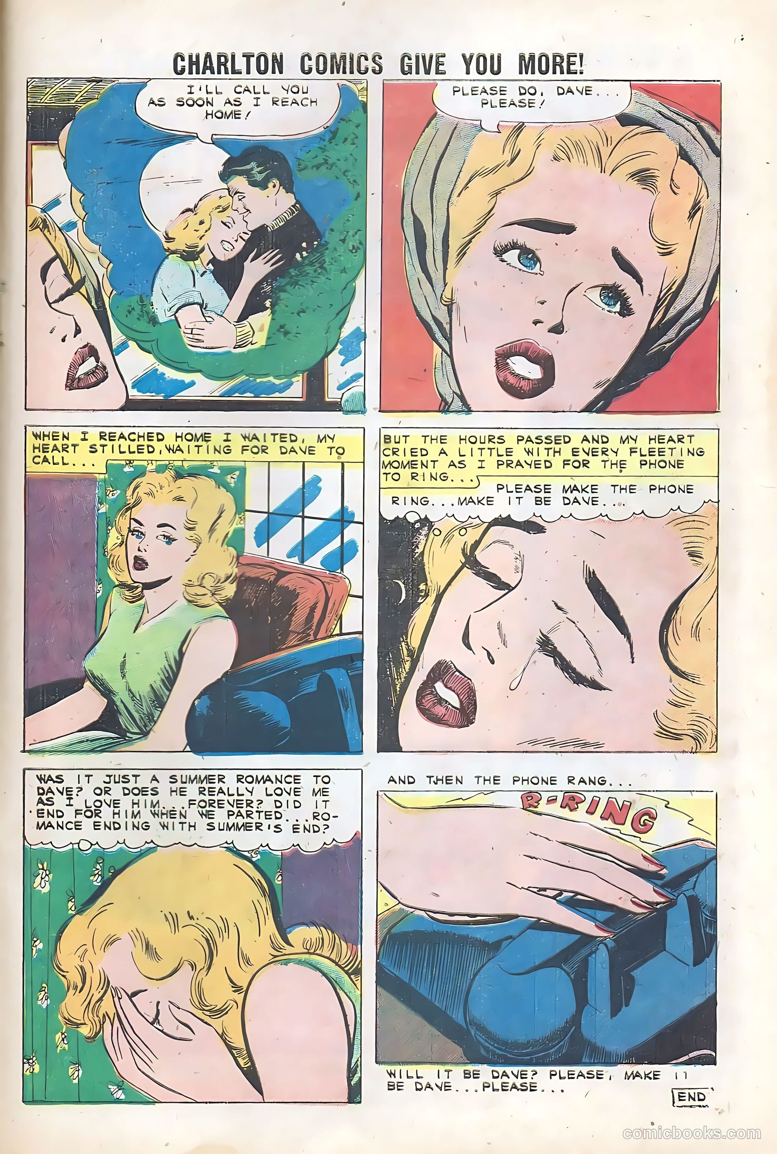 First Kiss #18 (1960) — page 33 of 36