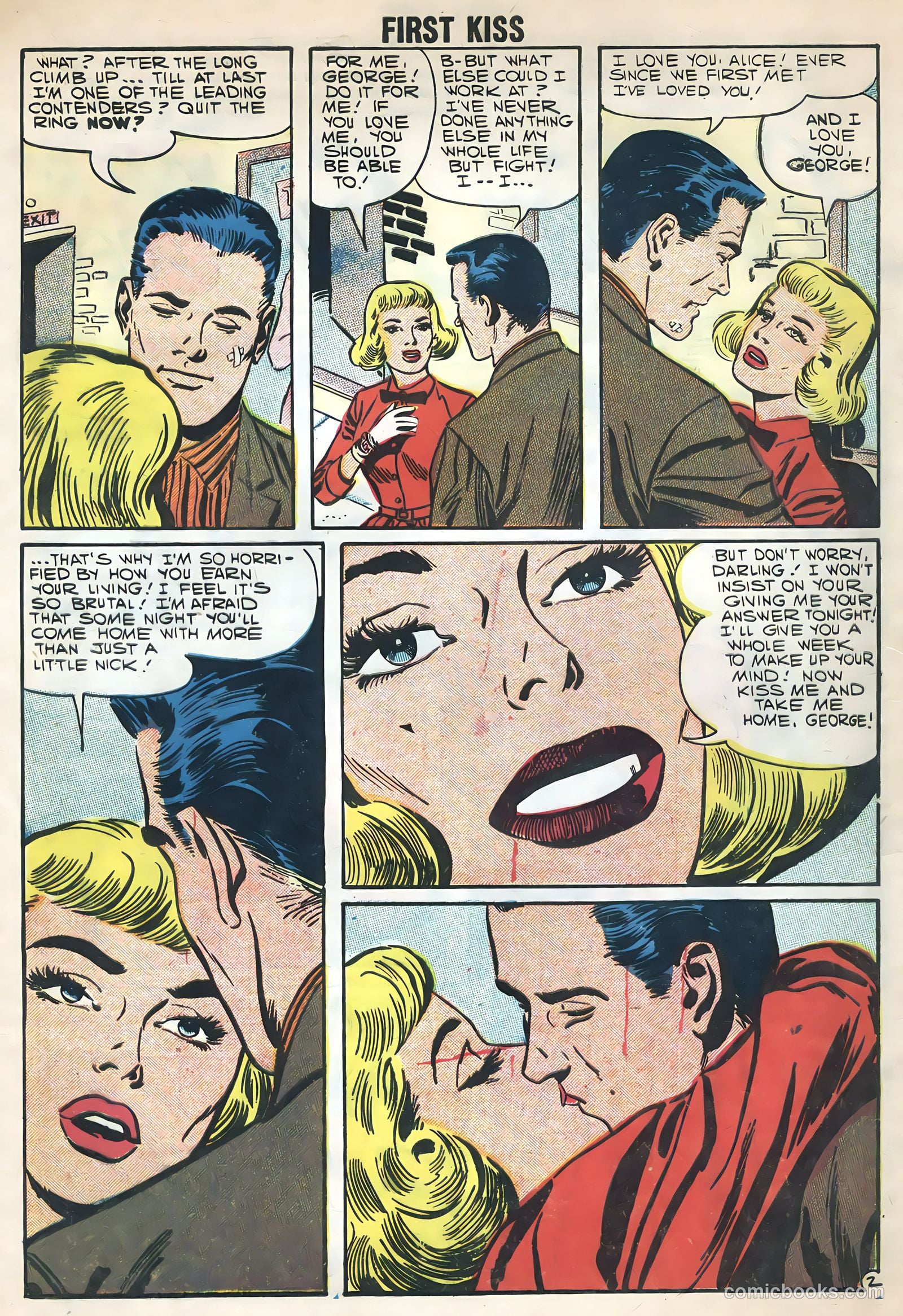First Kiss #2 (1958) — page 4 of 36