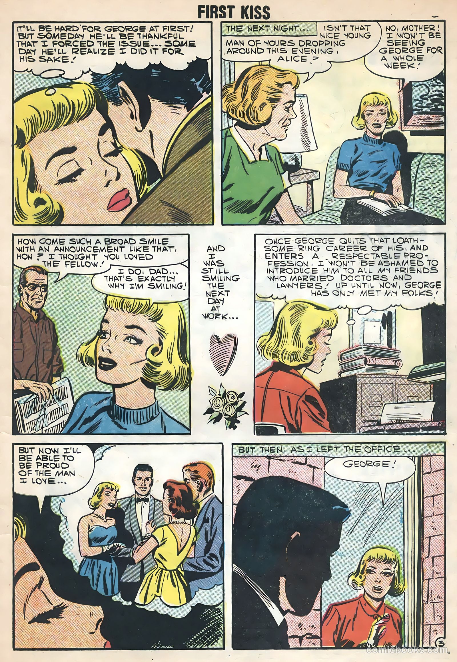 First Kiss #2 (1958) — page 5 of 36