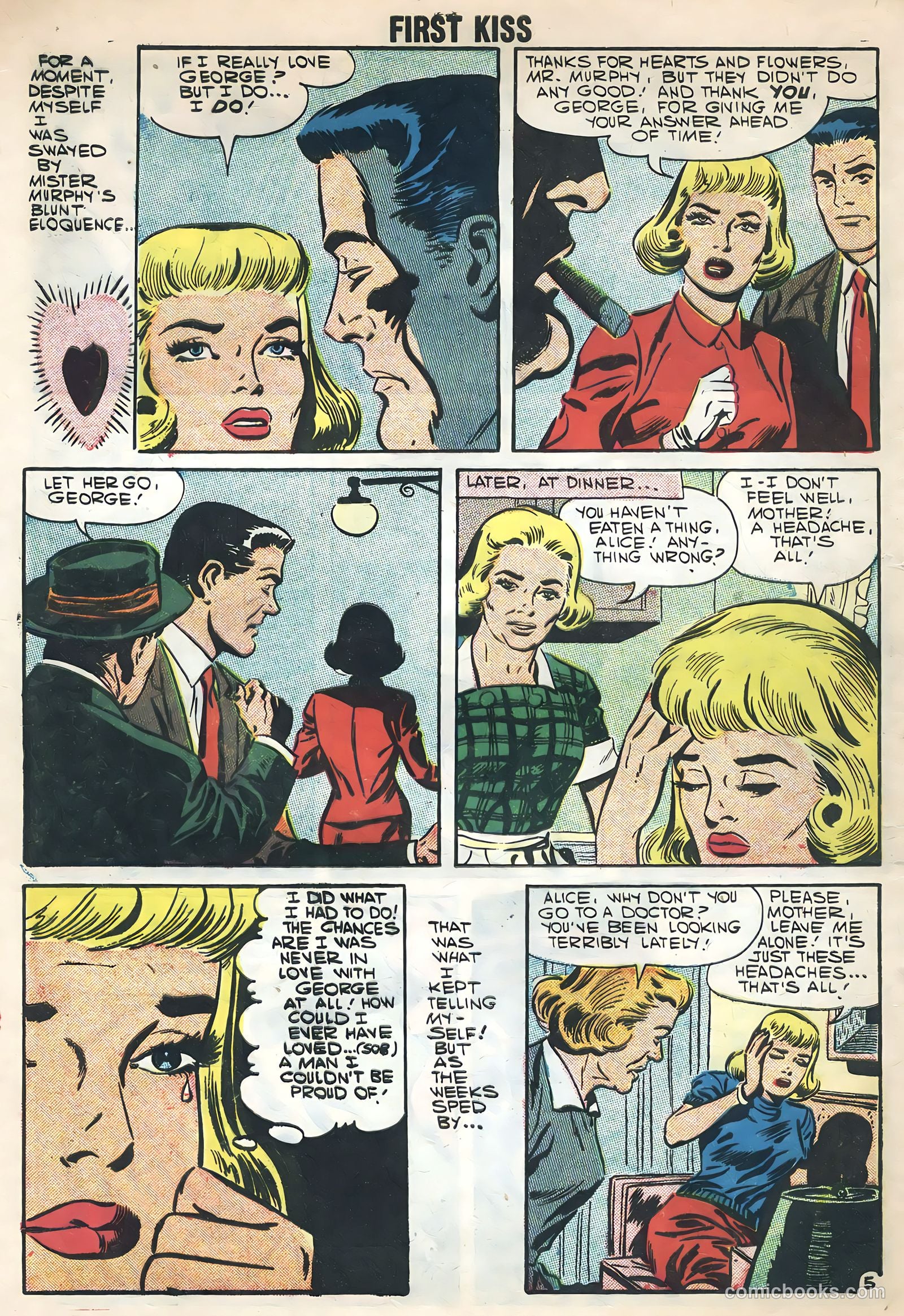 First Kiss #2 (1958) — page 8 of 36