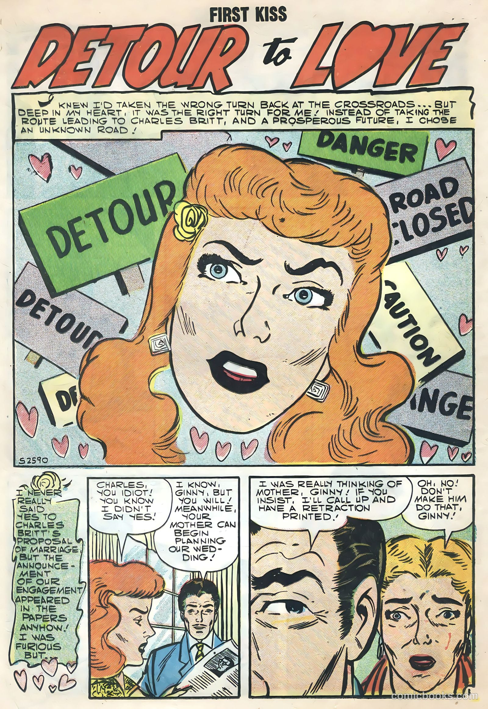First Kiss #2 (1958) — page 12 of 36