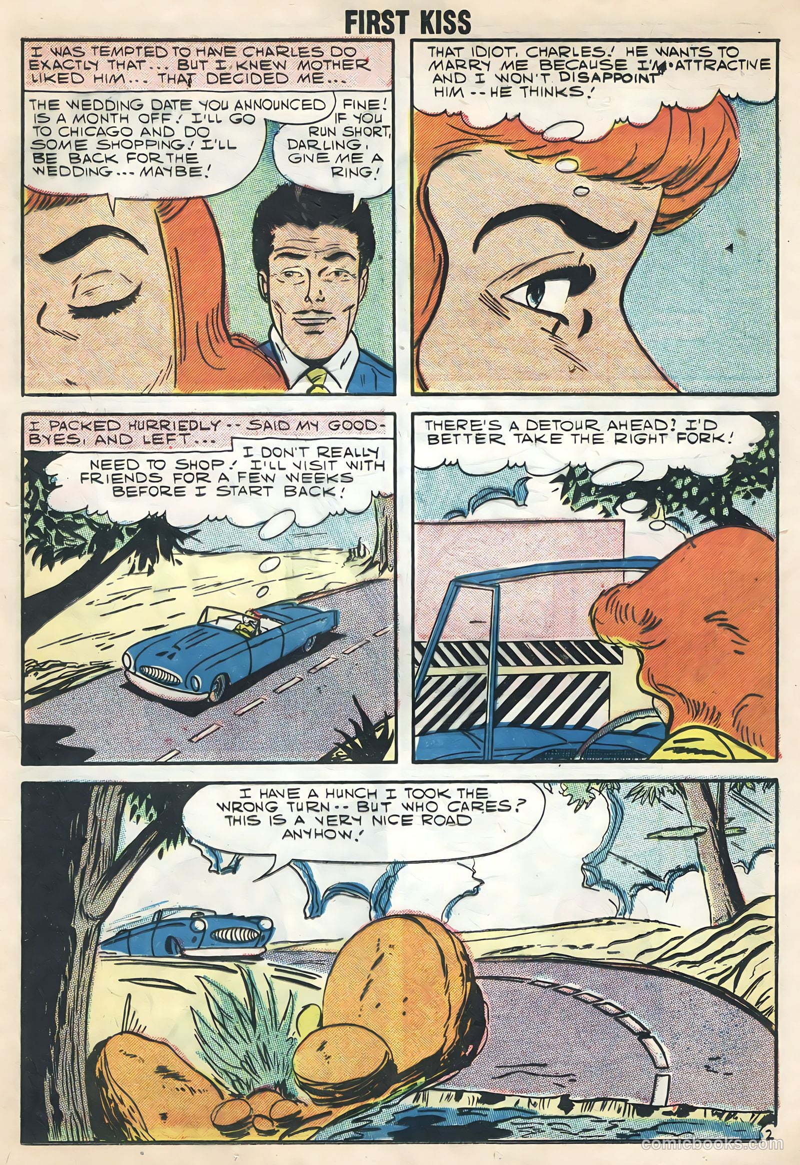 First Kiss #2 (1958) — page 13 of 36