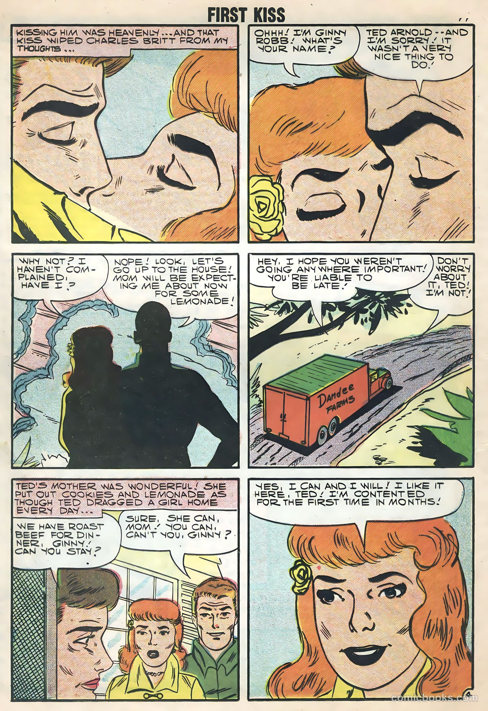 First Kiss #2 (1958) — page 16 of 36