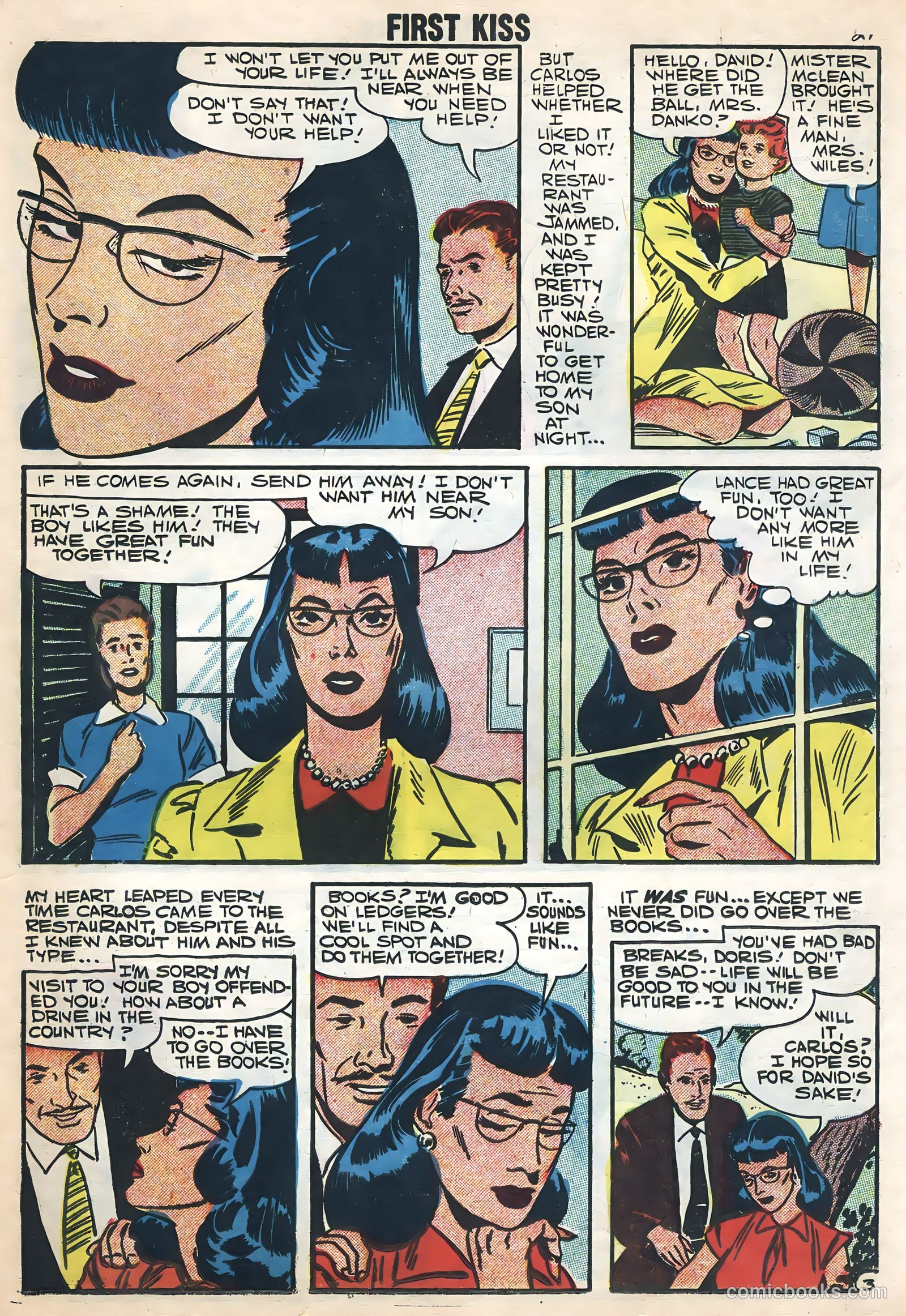 First Kiss #2 (1958) — page 23 of 36