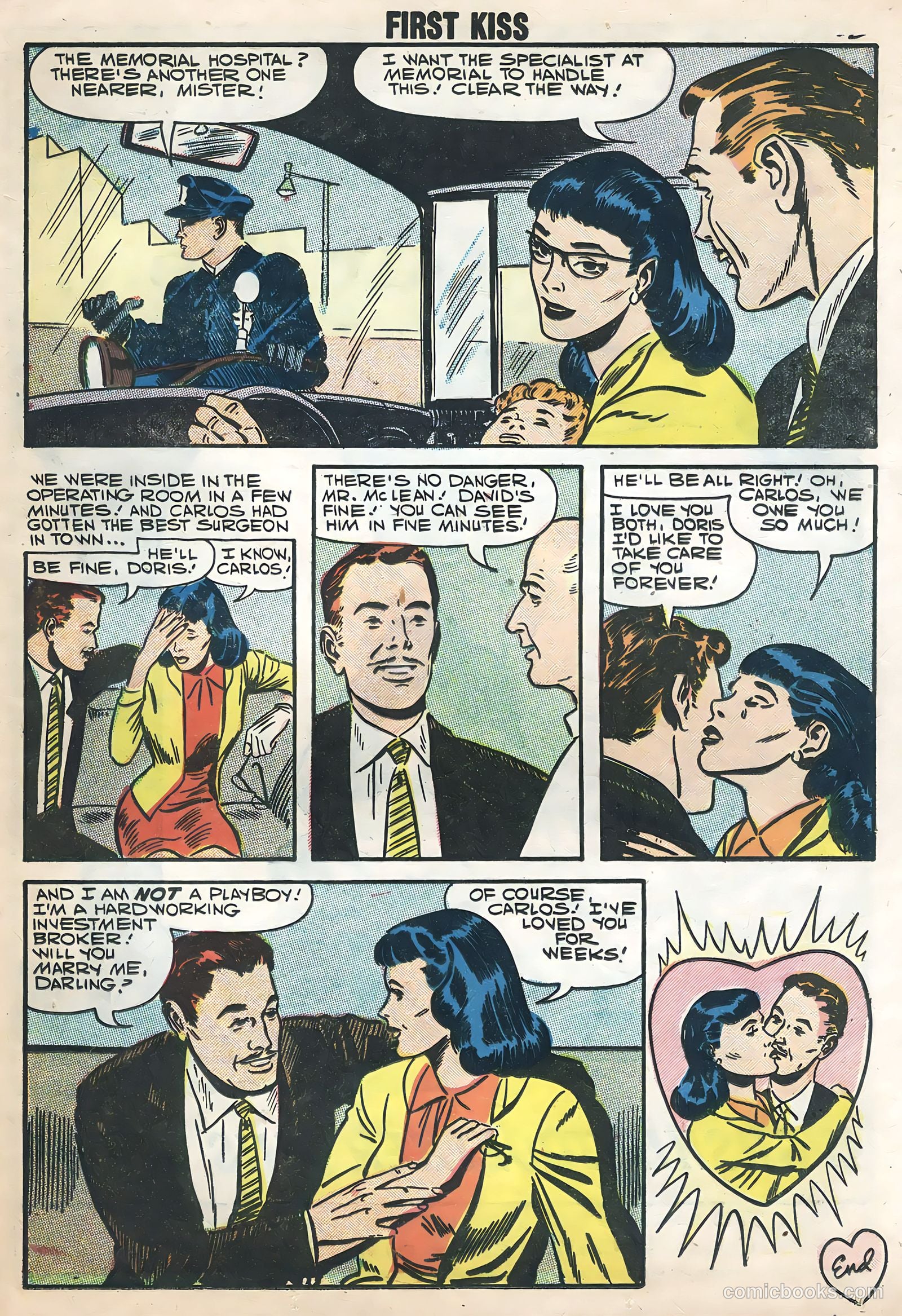 First Kiss #2 (1958) — page 25 of 36