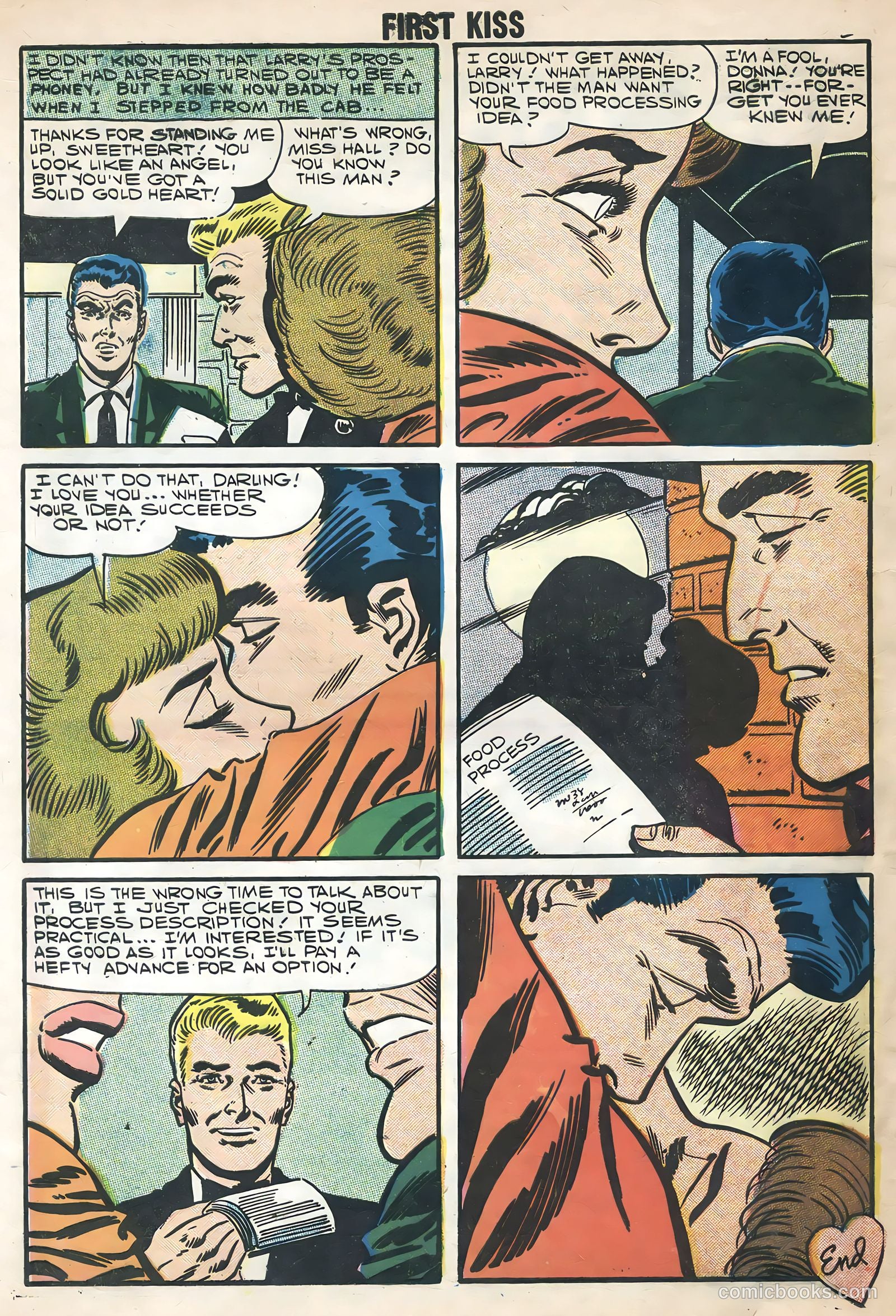 First Kiss #2 (1958) — page 32 of 36