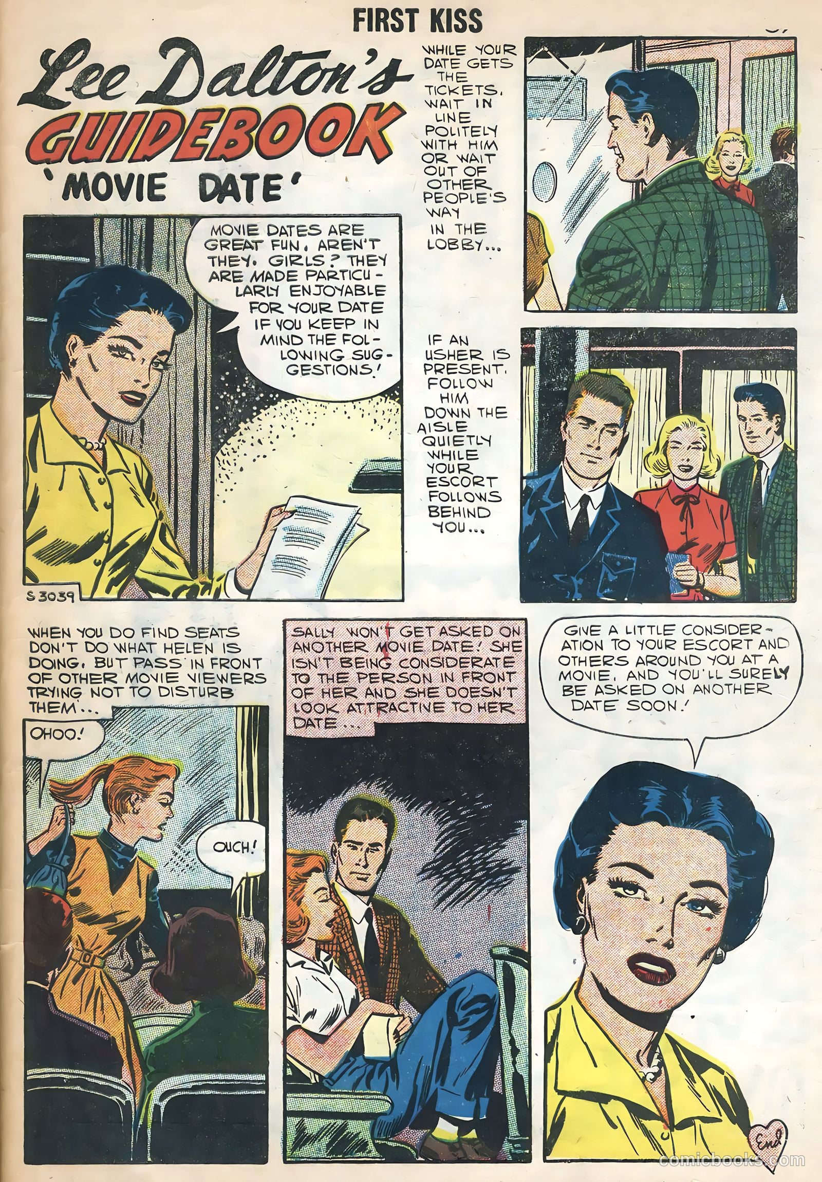 First Kiss #2 (1958) — page 33 of 36